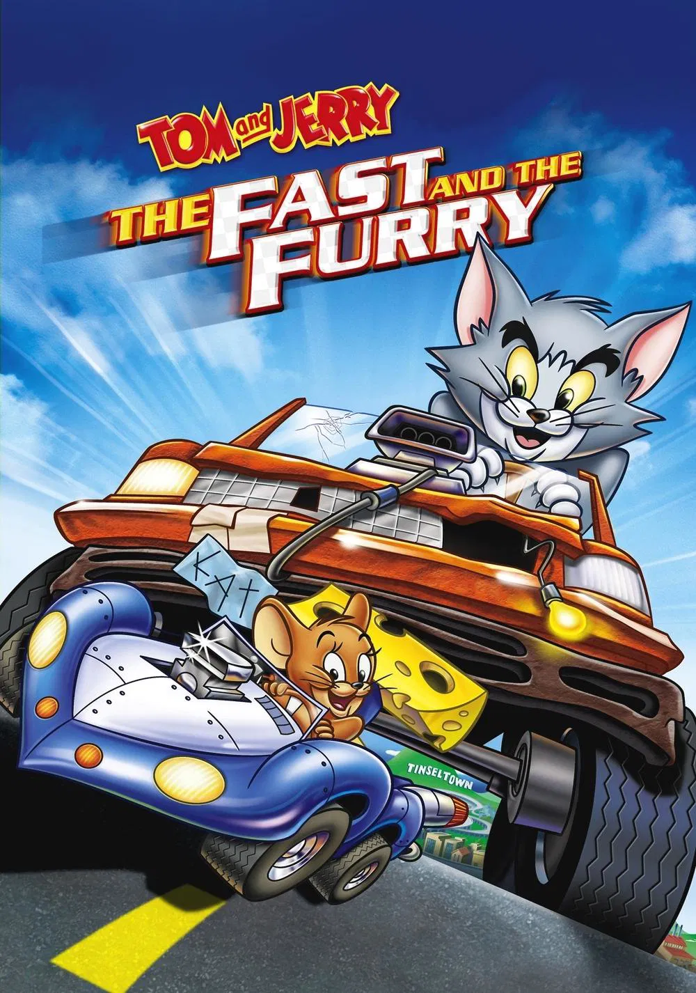 Poster chính thức của phim Phim Hoạt Hình, Phim Hài "Tom và Jerry: Quá Nhanh Quá Nguy Hiểm" (Tom and Jerry: The Fast and the Furry - 2005), với sự tham gia của diễn viên Charlie Adler và Jeff Bennett.