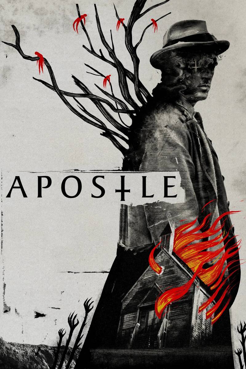 Poster chính thức của phim Phim Kinh Dị, Phim Bí Ẩn "Tông Đồ" (Apostle - 2018), với sự tham gia của diễn viên Dan Stevens và Michael Sheen.