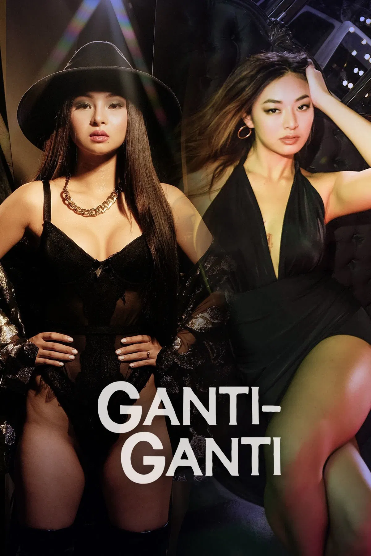 Poster chính thức của phim Phim Tình Cảm, Phim Tâm Lý "Trả Thù" (Ganti-Ganti - 2023), với sự tham gia của diễn viên Angeli Khang và Yen Renee Durano.