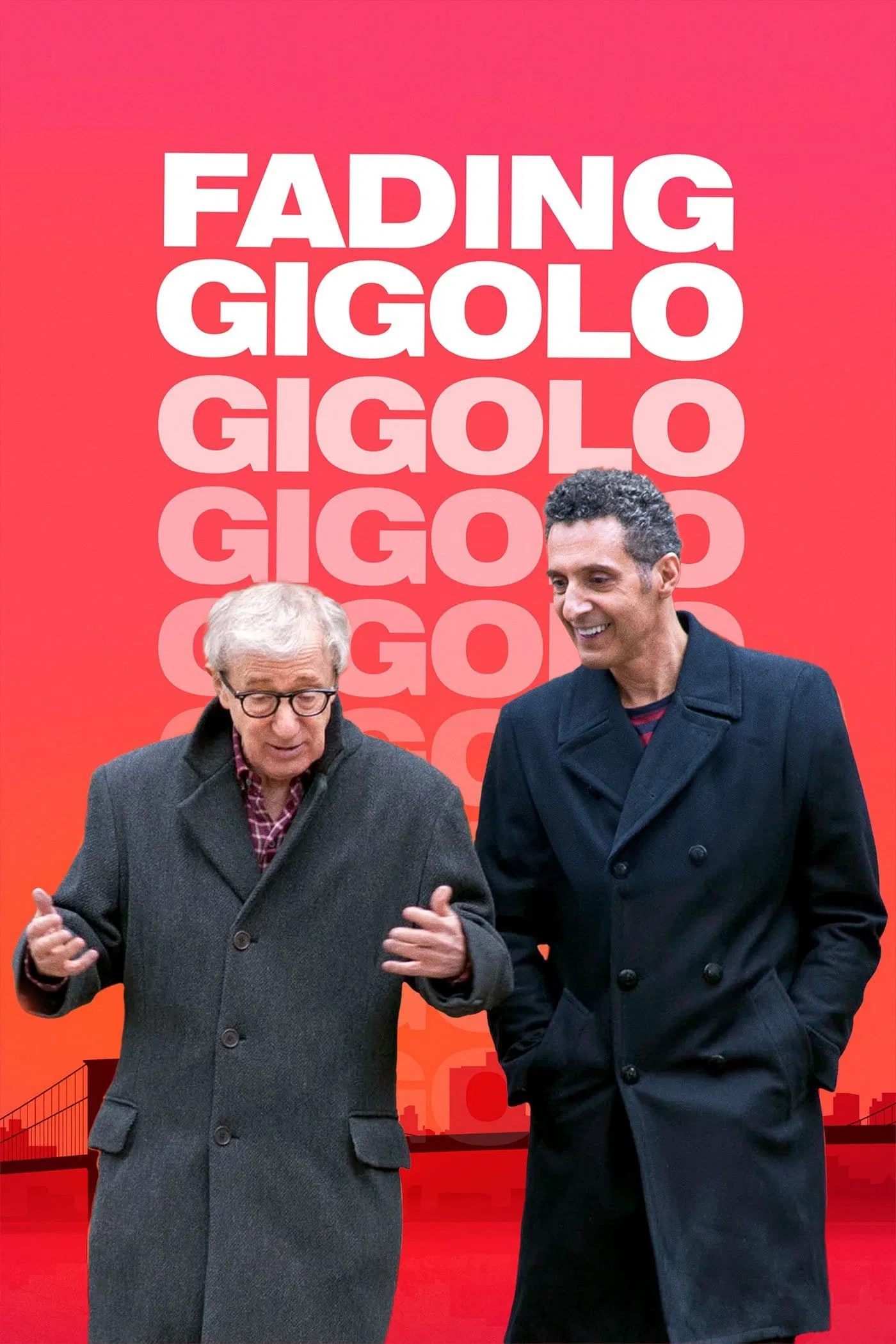 Poster chính thức của phim Phim Hài "Trai Bao Hoàn Lương" (Fading Gigolo - 2013), với sự tham gia của diễn viên John Turturro và Woody Allen.