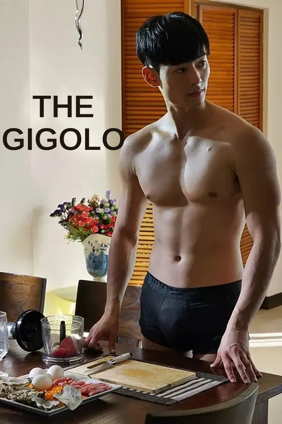 Poster chính thức của phim Phim Tình Cảm, Phim Tâm Lý "Trai Bao" (The Gigolo - 2015), với sự tham gia của diễn viên Dominic Ho Hou-Man và Candy Yuen.