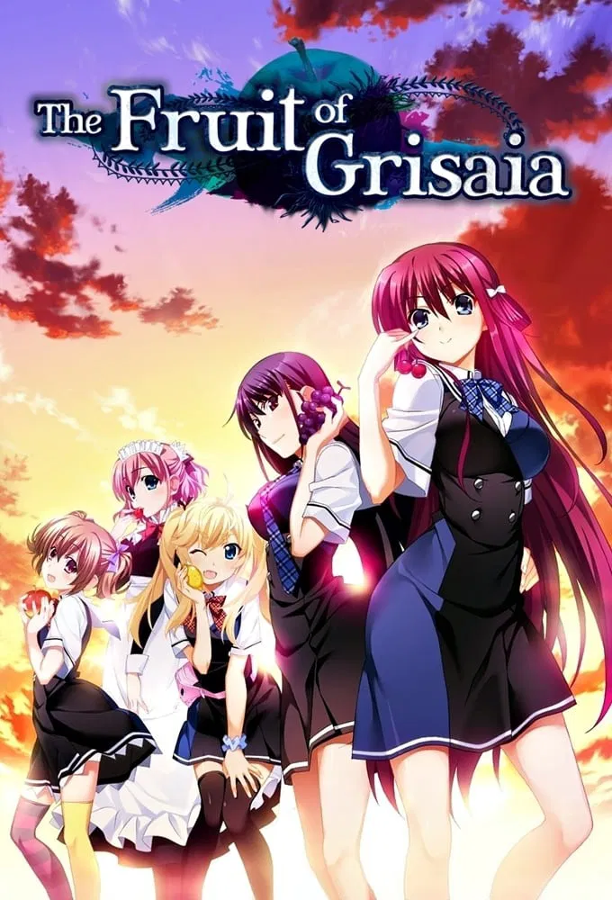Poster chính thức của phim Phim Hoạt Hình, Phim Tâm Lý "Trái Cây Vùng Grisaia" (The Fruit of Grisaia - 2014), với sự tham gia của diễn viên Takahiro Sakurai và Hikaru Isshiki.