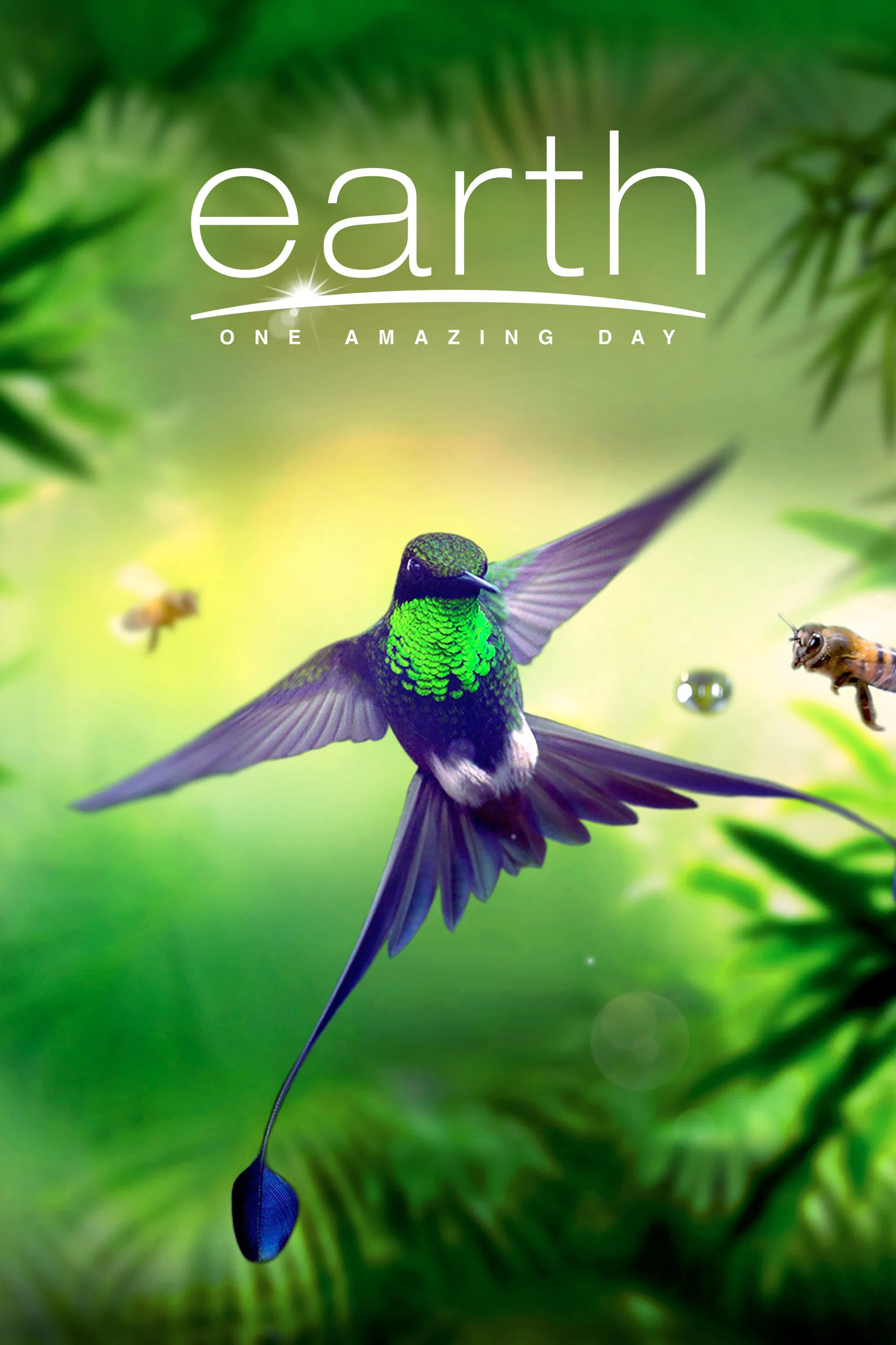 Poster chính thức của phim Phim Tài Liệu, Phim Gia Đình "Trái Đất: Một Ngày Tuyệt Vời" (Earth: One Amazing Day - 2017), với sự tham gia của diễn viên Robert Redford và Thành Long.