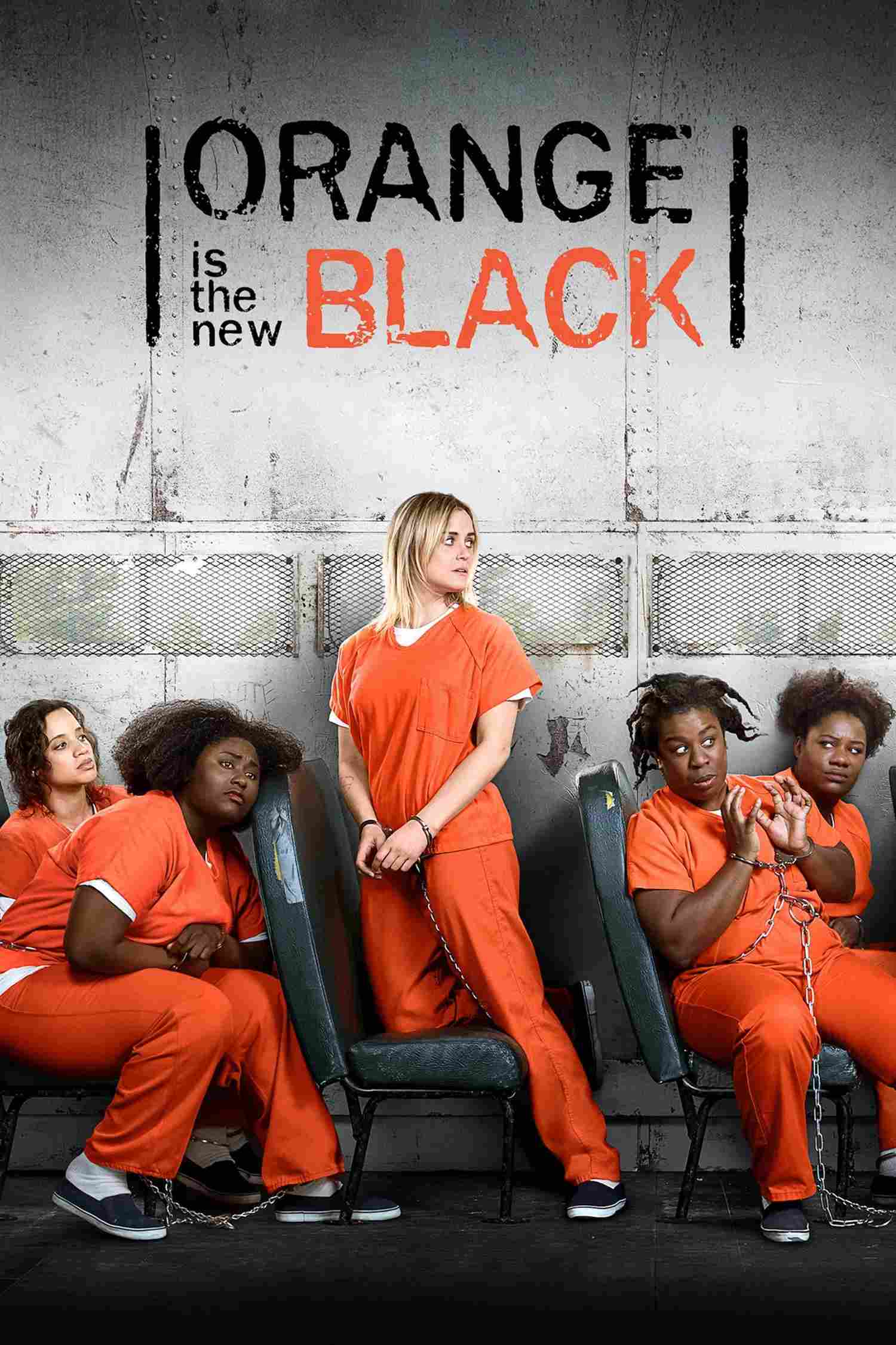 Poster chính thức của phim Phim Hài, Phim Tâm Lý "Trại Giam Kiểu Mỹ (Phần 4)" (Orange Is the New Black - 2013), với sự tham gia của diễn viên Taylor Schilling và Natasha Lyonne.