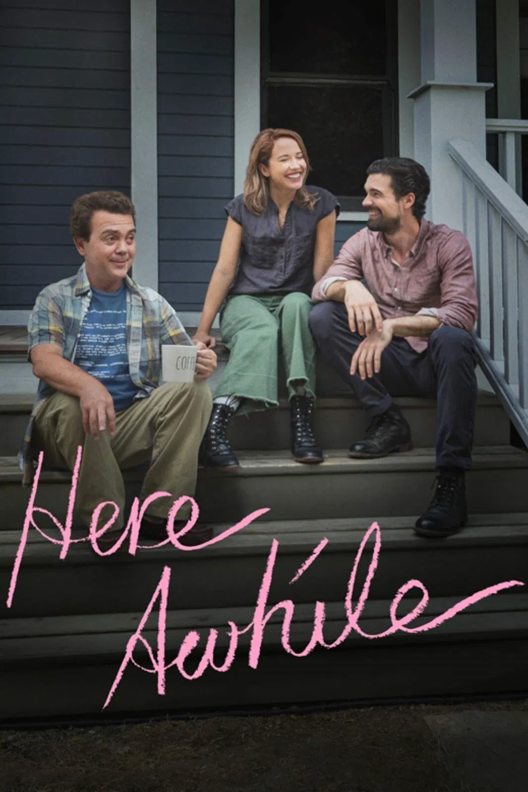 Poster chính thức của phim Phim Tâm Lý "Trái Tim Còn Mãi" (Here Awhile - 2019), với sự tham gia của diễn viên Anna Camp và Steven Strait.