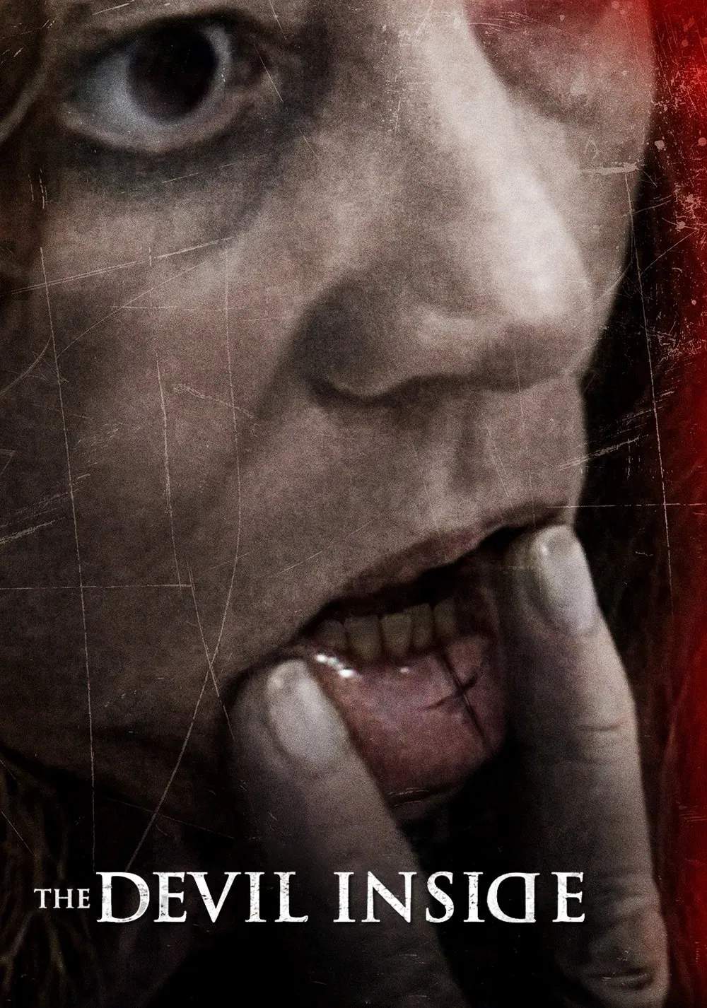 Poster chính thức của phim Phim Kinh Dị, Phim Giật Gân "Trái Tim Của Quỷ" (The Devil Inside - 2012), với sự tham gia của diễn viên Fernanda Andrade và Simon Quarterman.