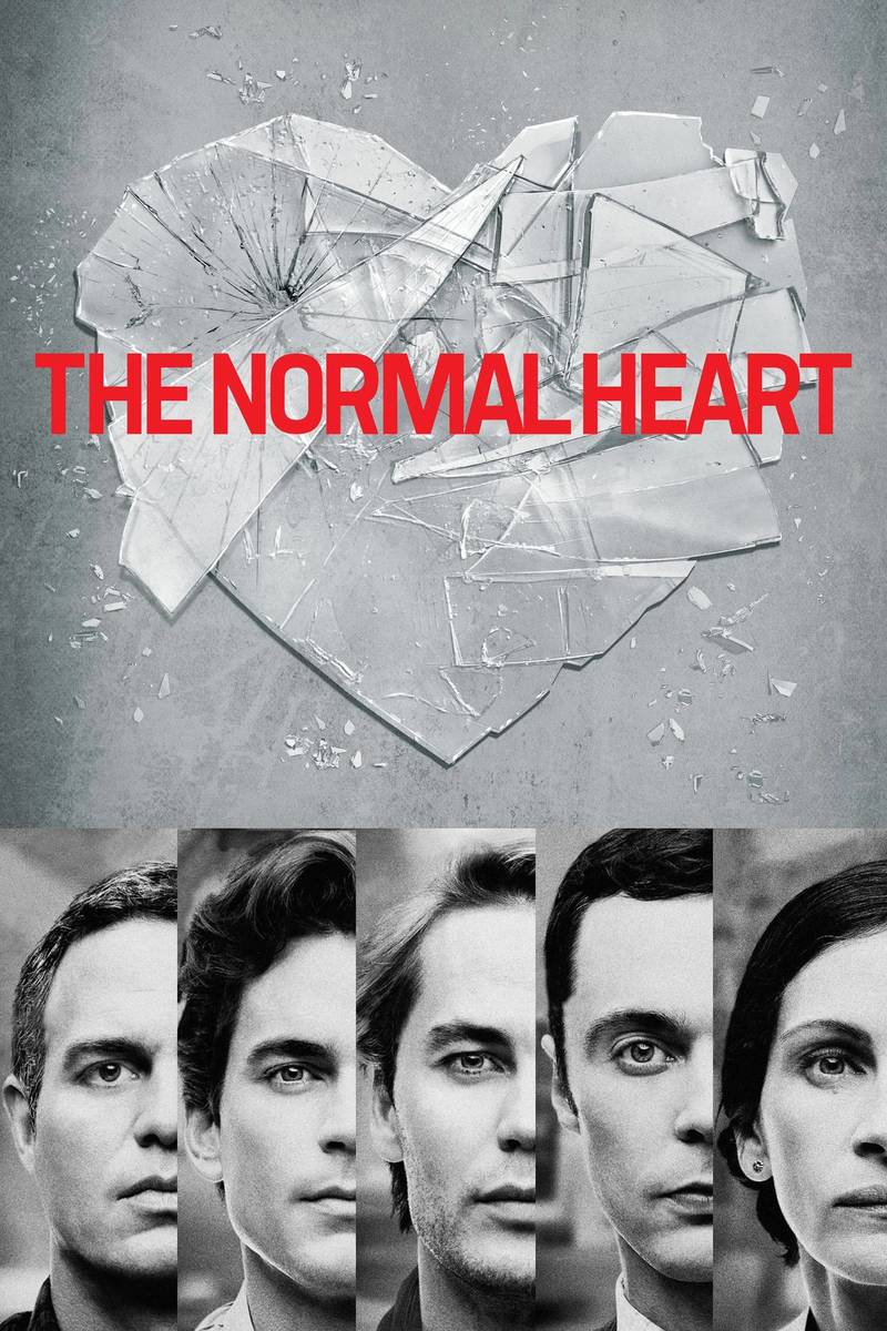 Poster chính thức của phim Phim Tâm Lý "Trái Tim Giản Đơn" (The Normal Heart - 2014), với sự tham gia của diễn viên Mark Ruffalo và Matt Bomer.