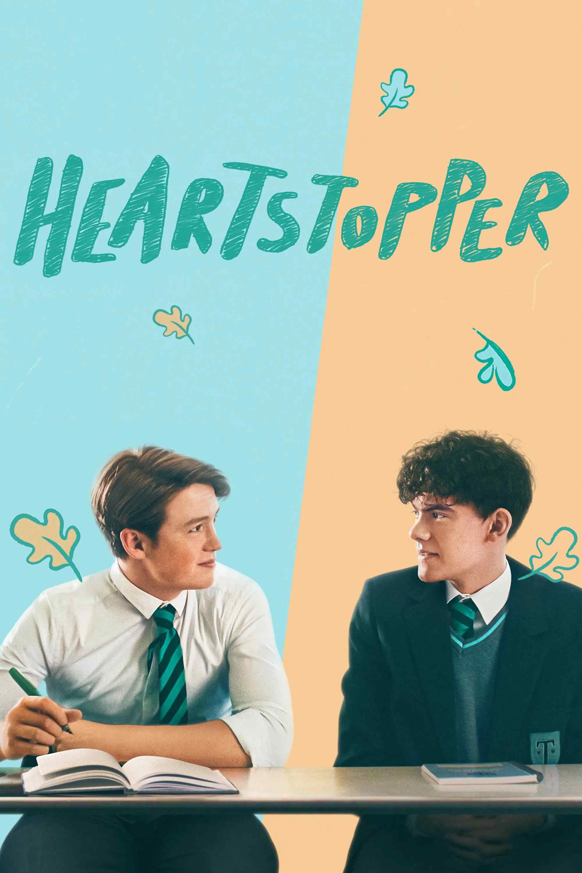 Poster chính thức của phim Phim Tâm Lý "Trái Tim Ngừng Nhịp (Phần 2)" (Heartstopper - 2022), với sự tham gia của diễn viên Joe Locke và Kit Connor.