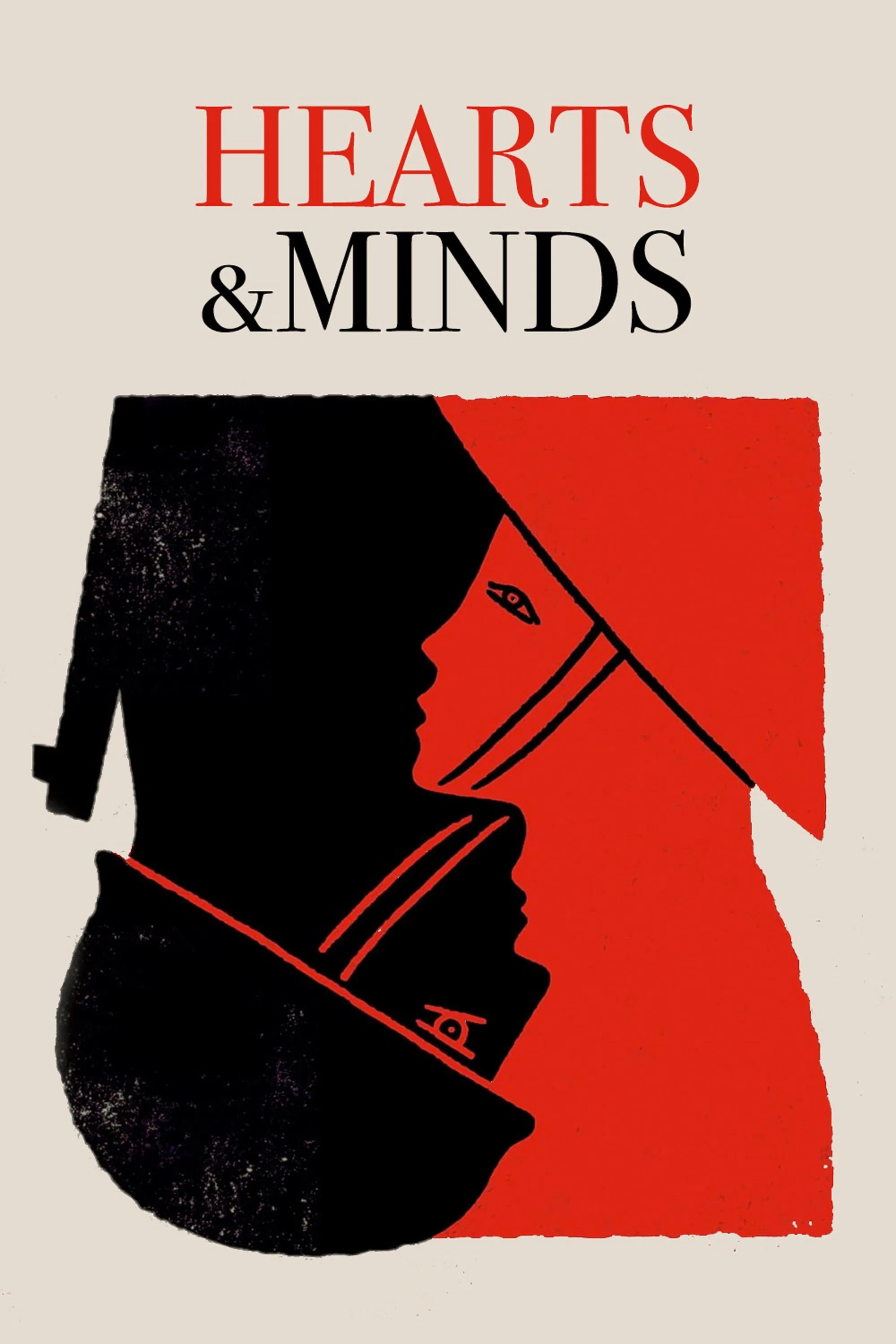 Poster chính thức của phim Phim Tài Liệu, Phim Chiến Tranh "Trái Tim Và Lý Trí" (Hearts and Minds - 1974), với sự tham gia của diễn viên John Foster Dulles và Harry S. Truman.