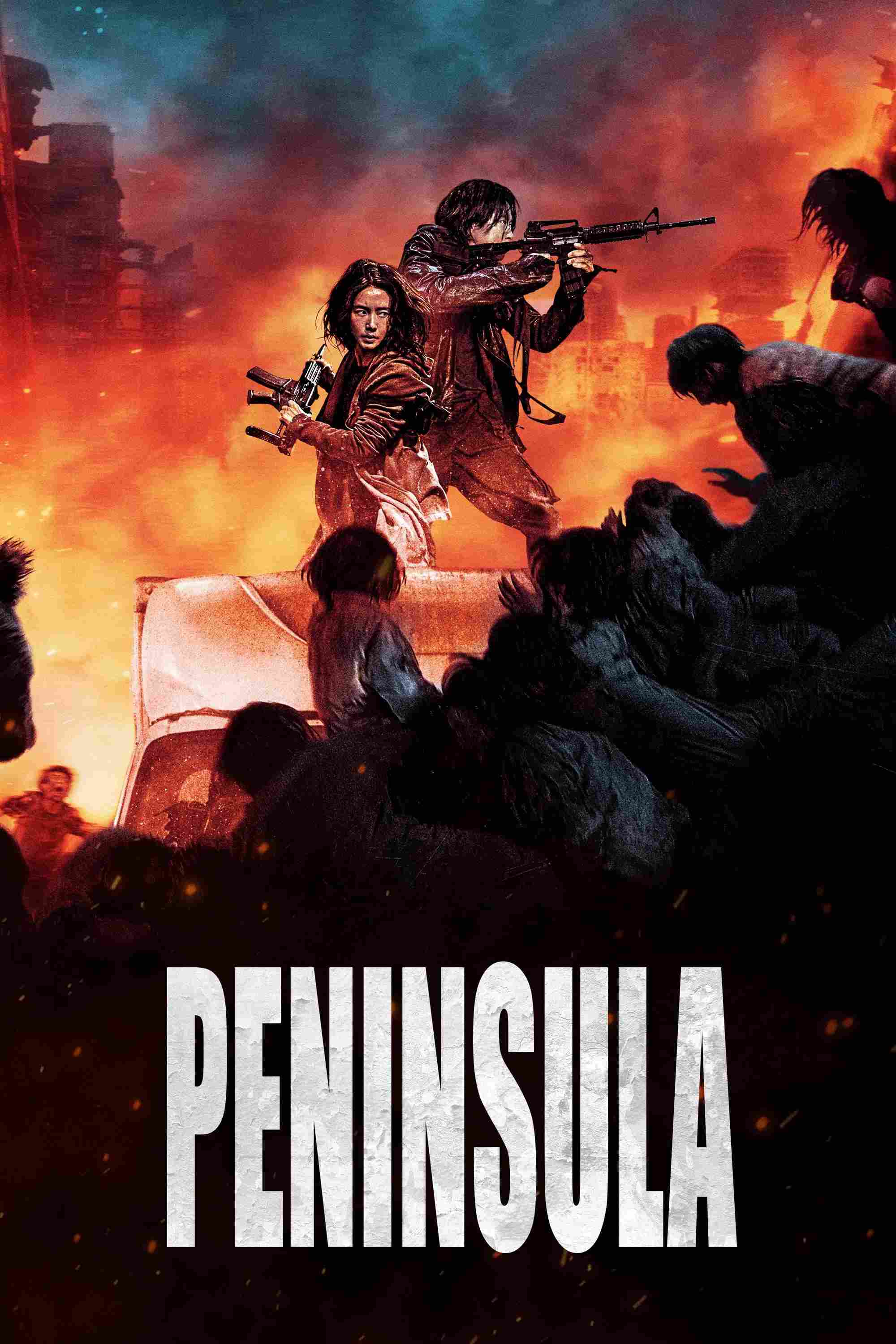 Poster chính thức của phim Phim Kinh Dị, Phim Hành Động "Train To Busan 2: Bán Đảo Peninsula" (Peninsula - 2020), với sự tham gia của diễn viên Gang Dong-won và Lee Jung-hyun.