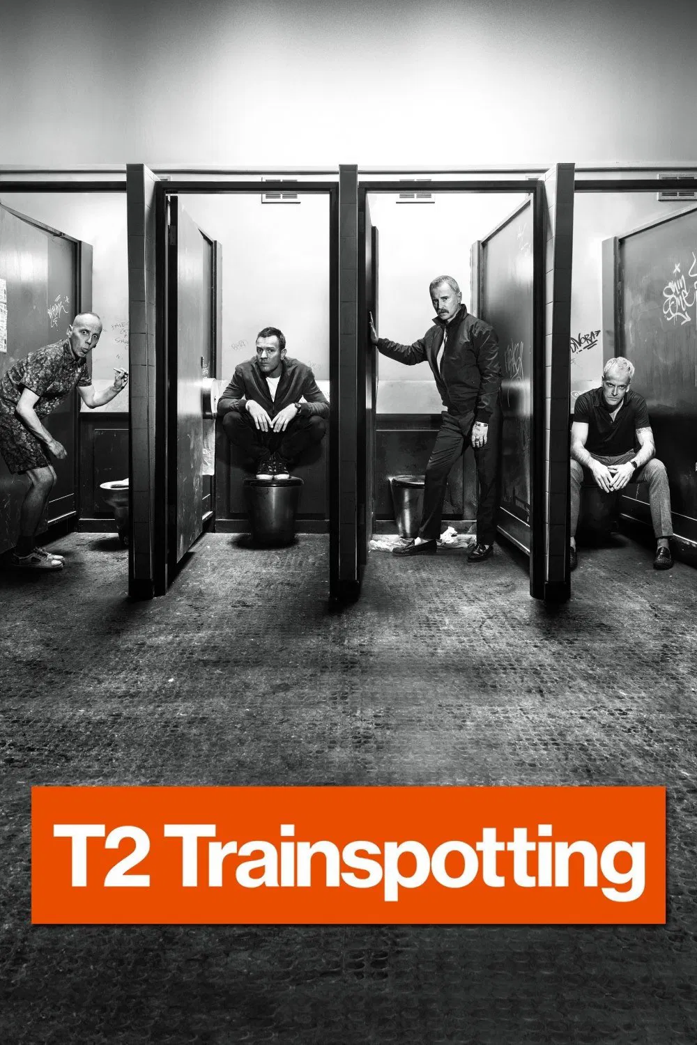Poster chính thức của phim Phim Tâm Lý, Phim Hài "Trainspotting" (T2 Trainspotting - 2017), với sự tham gia của diễn viên Ewan McGregor và Jonny Lee Miller.
