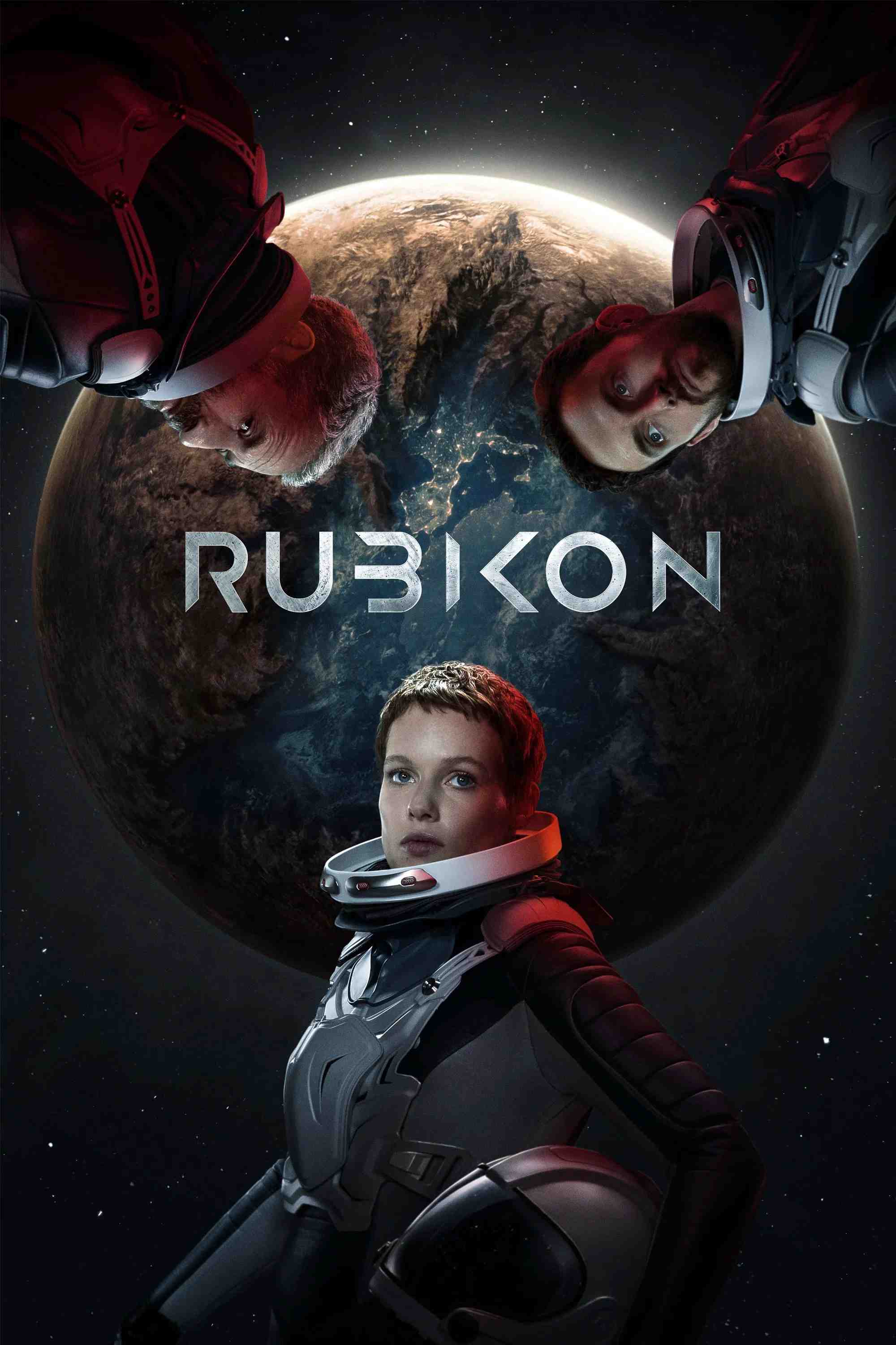 Poster chính thức của phim Phim Viễn Tưởng, Phim Giật Gân "Trạm Vũ Trụ Rubikon" (Rubikon - 2022), với sự tham gia của diễn viên Julia Franz Richter và Mark Ivanir.
