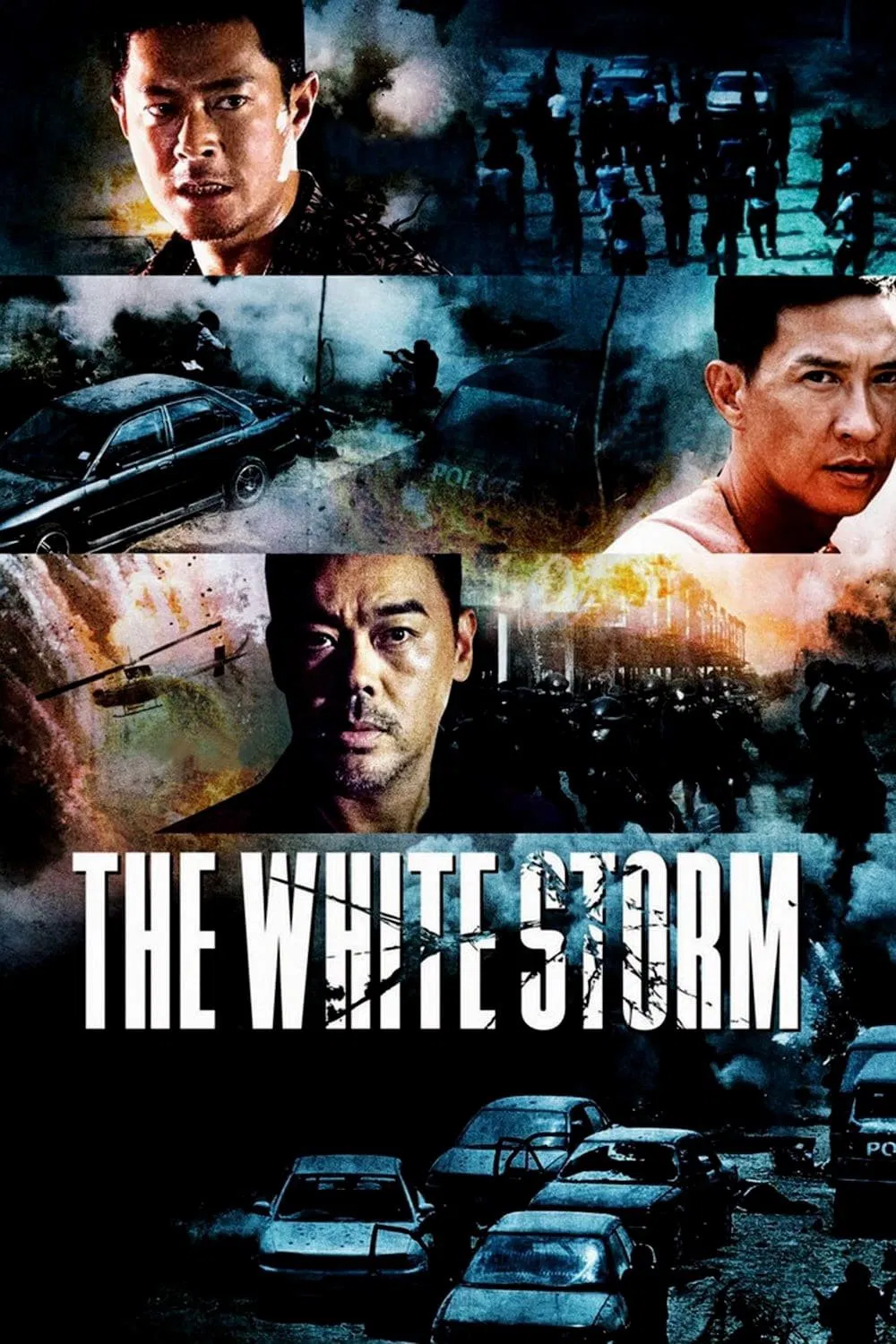 Poster chính thức của phim Phim Tâm Lý, Phim Hành Động "Trận Chiến Á Phiện" (The White Storm - 2013), với sự tham gia của diễn viên Trương Gia Huy và Lưu Thanh Vân.