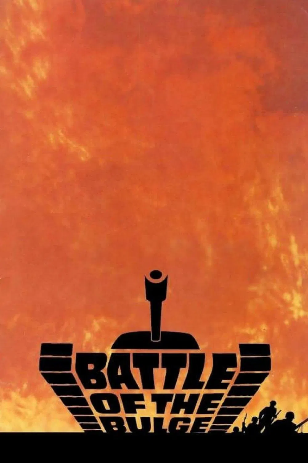 Poster chính thức của phim Phim Tâm Lý, Phim Lịch Sử "Trận Chiến Xe Tăng" (Battle of the Bulge - 1965), với sự tham gia của diễn viên Henry Fonda và Robert Shaw.