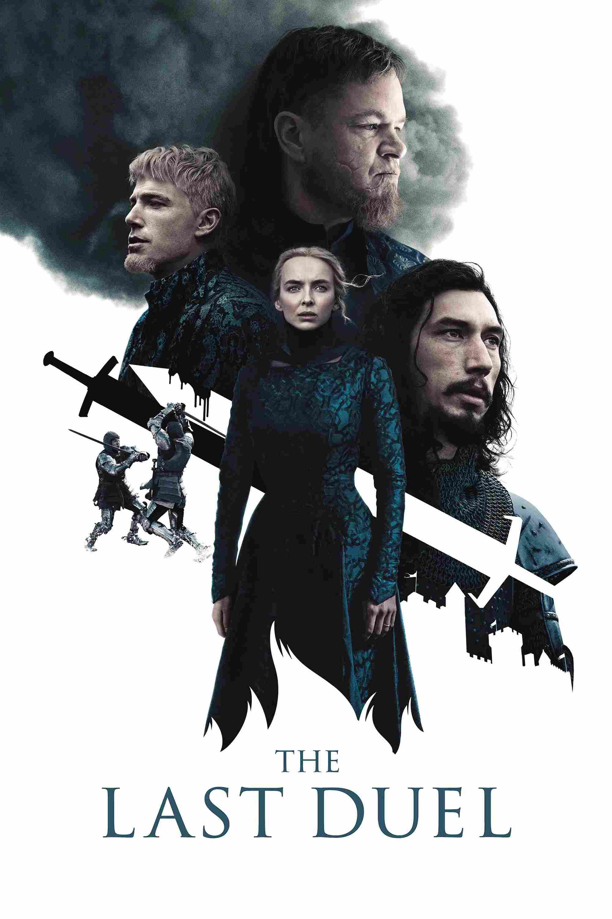 Poster chính thức của phim Phim Lịch Sử, Phim Tâm Lý "Trận Đấu Cuối Cùng" (The Last Duel - 2021), với sự tham gia của diễn viên Matt Damon và Adam Driver.