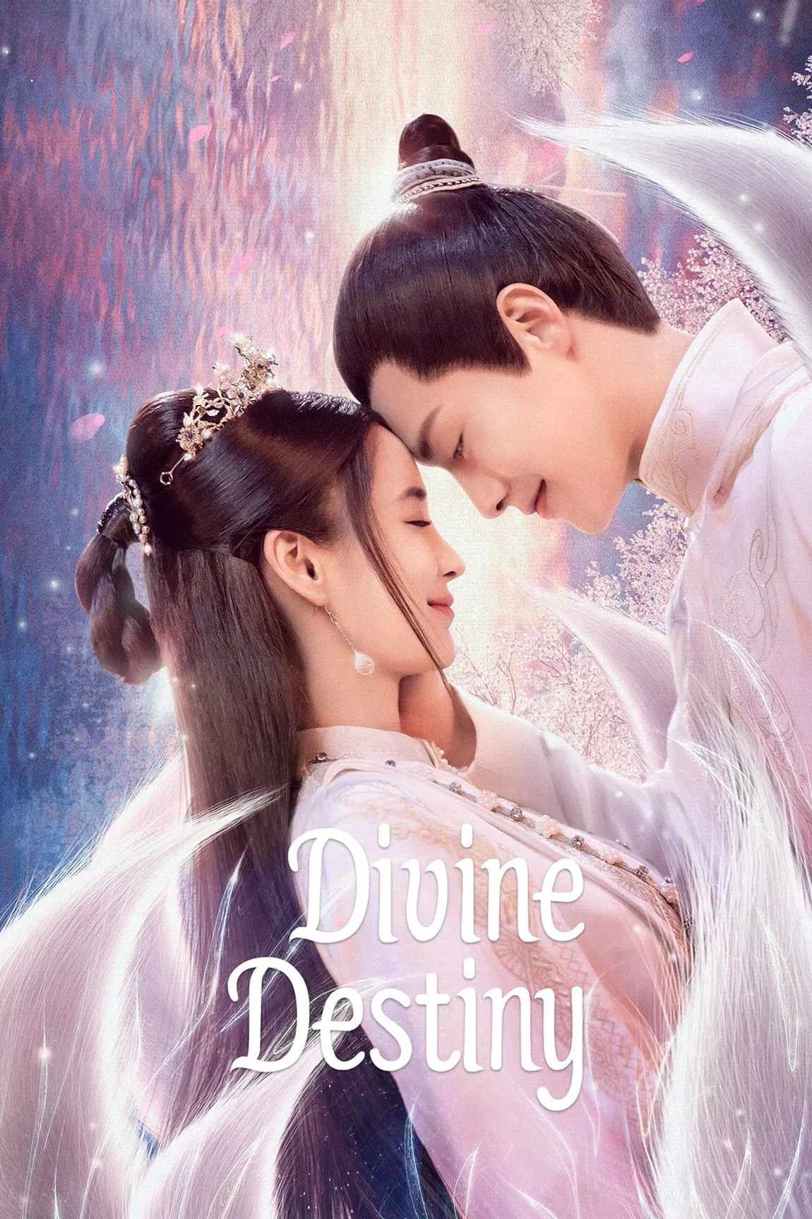 Poster chính thức của phim Phim Hành Động & Phiêu Lưu "Trần Duyên" (Divine Destiny - 2023), với sự tham gia của diễn viên Angelababy và Mã Thiên Vũ.