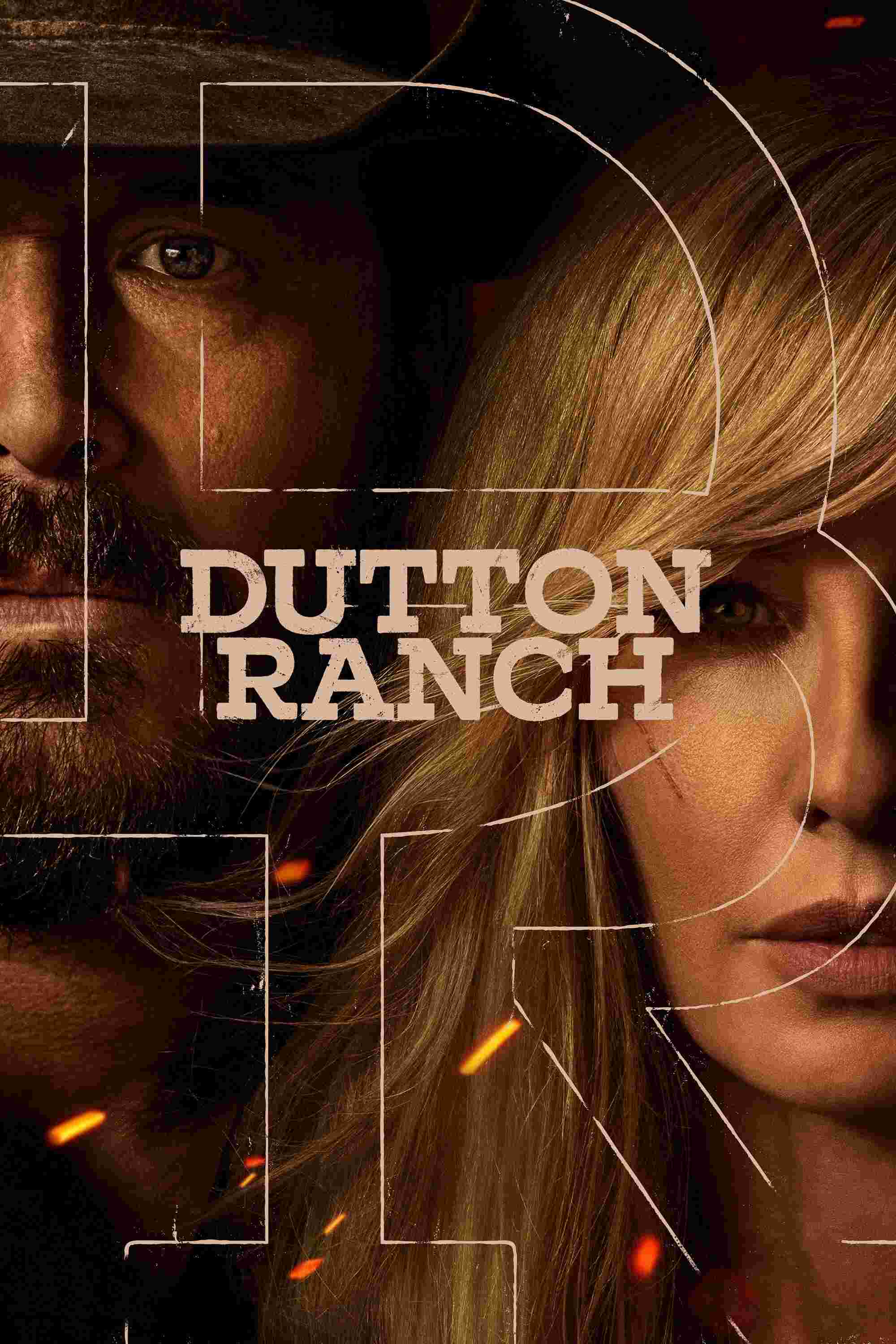 Poster chính thức của phim Phim Miền Tây, Phim Tâm Lý "Trang Trại Dutton" (Dutton Ranch - 2026), với sự tham gia của diễn viên Kelly Reilly và Cole Hauser.