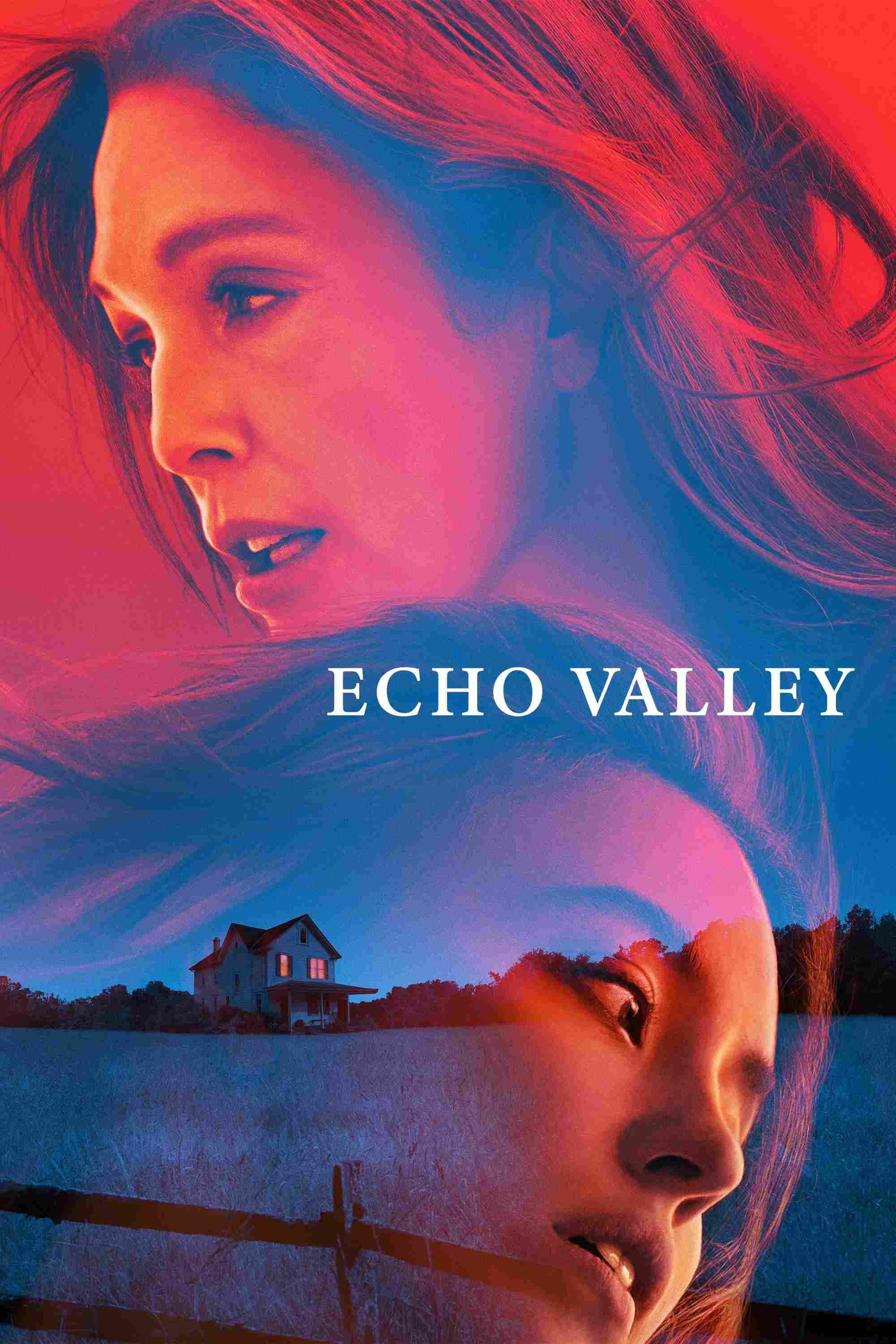 Poster chính thức của phim Phim Giật Gân, Phim Tâm Lý "Trang Trại Echo Valley" (Echo Valley - 2025), với sự tham gia của diễn viên Julianne Moore và Sydney Sweeney.