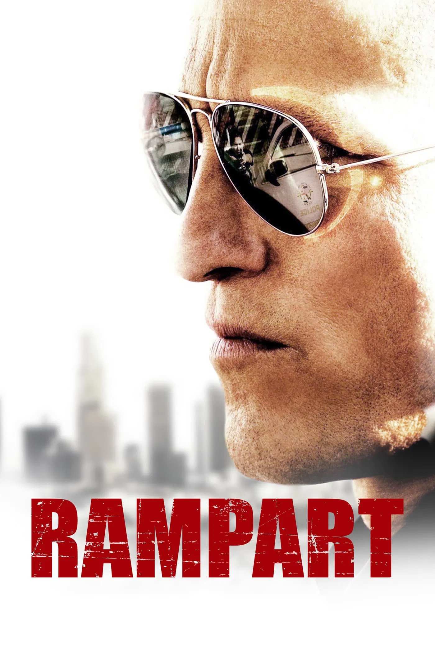 Poster chính thức của phim Phim Hình Sự, Phim Tâm Lý "Tranh Đấu" (Rampart - 2011), với sự tham gia của diễn viên Woody Harrelson và Robin Wright.