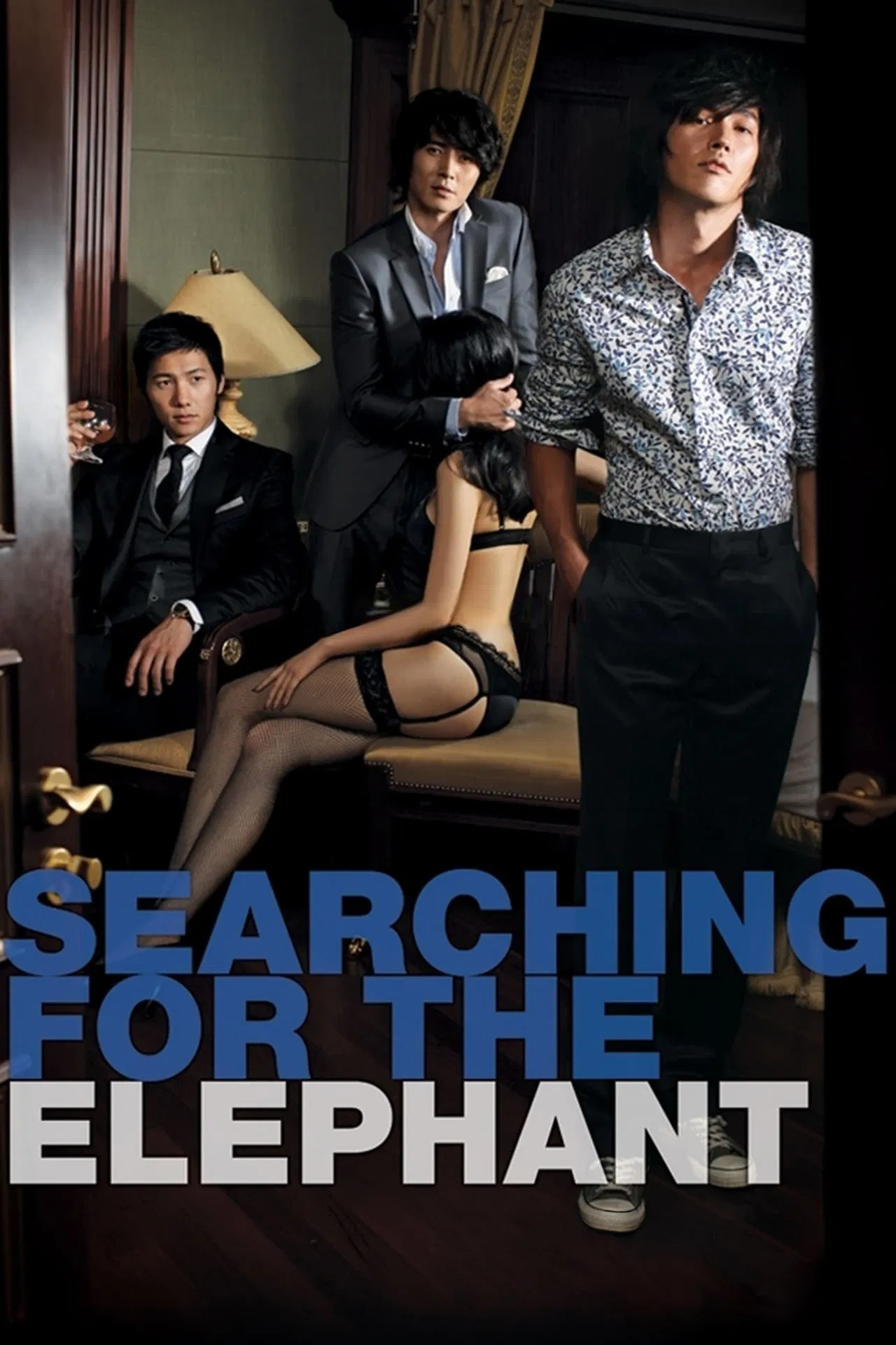 Poster chính thức của phim Phim Tình Cảm, Phim Tâm Lý "Tránh Voi Chả Xấu Mặt Nào" (Searching for the Elephant - 2009), với sự tham gia của diễn viên Jang Hyuk và Cho Dong-hyuk.
