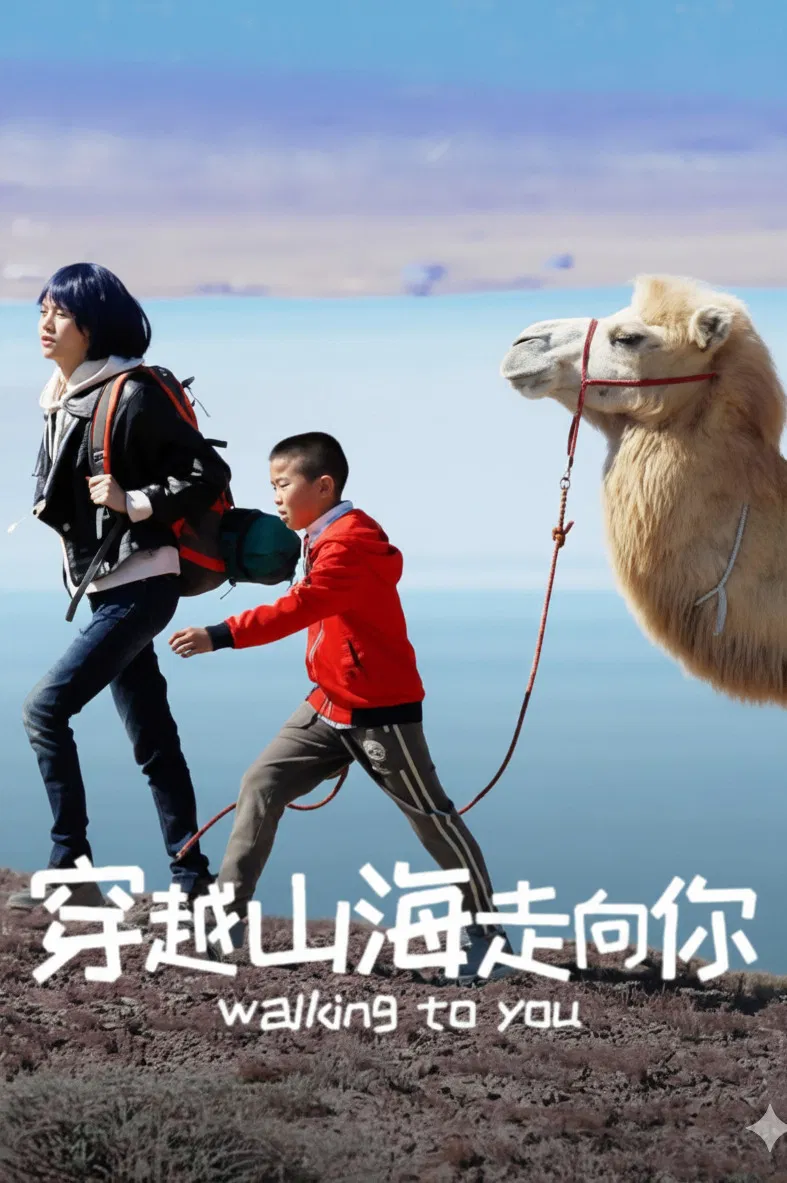 Poster chính thức của phim Phim Tâm Lý "Trèo Đèo Lội Suối Đến Bên Ông" (穿越山海走向你 - 2025).