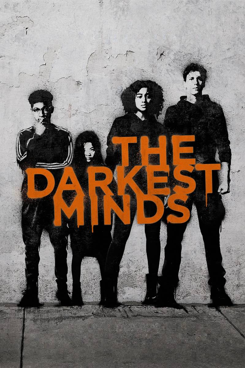 Poster chính thức của phim Phim Hành Động, Phim Phiêu Lưu "Trí Lực Siêu Phàm" (The Darkest Minds - 2018), với sự tham gia của diễn viên Amandla Stenberg và Harris Dickinson.