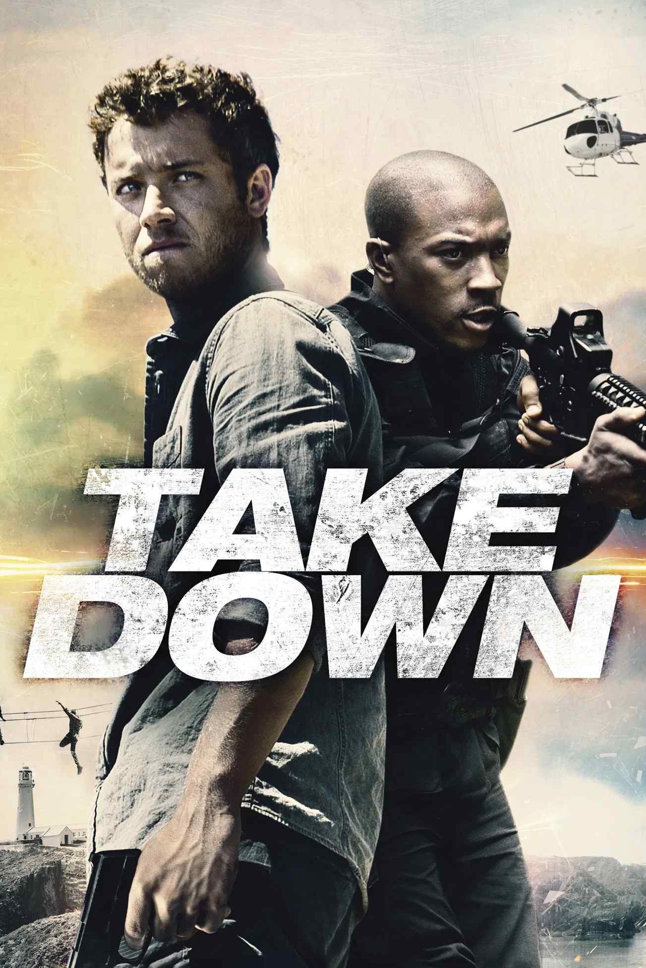 Poster chính thức của phim Phim Giật Gân "Triệt Hạ" (Take Down - 2016), với sự tham gia của diễn viên Jeremy Sumpter và Phoebe Tonkin.
