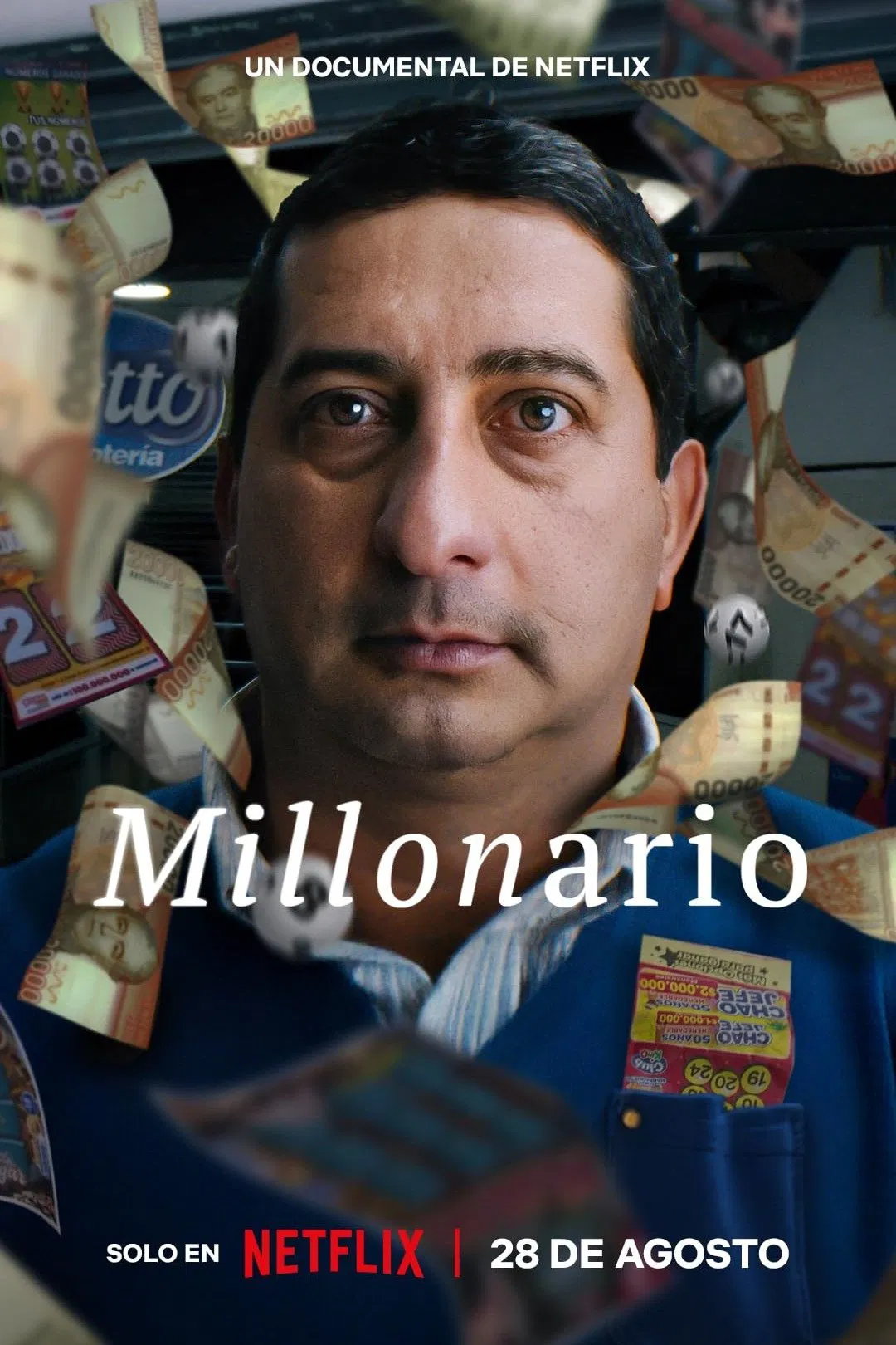 Poster chính thức của phim Phim Tài Liệu "Triệu Phú" (Millionaire - 2025).