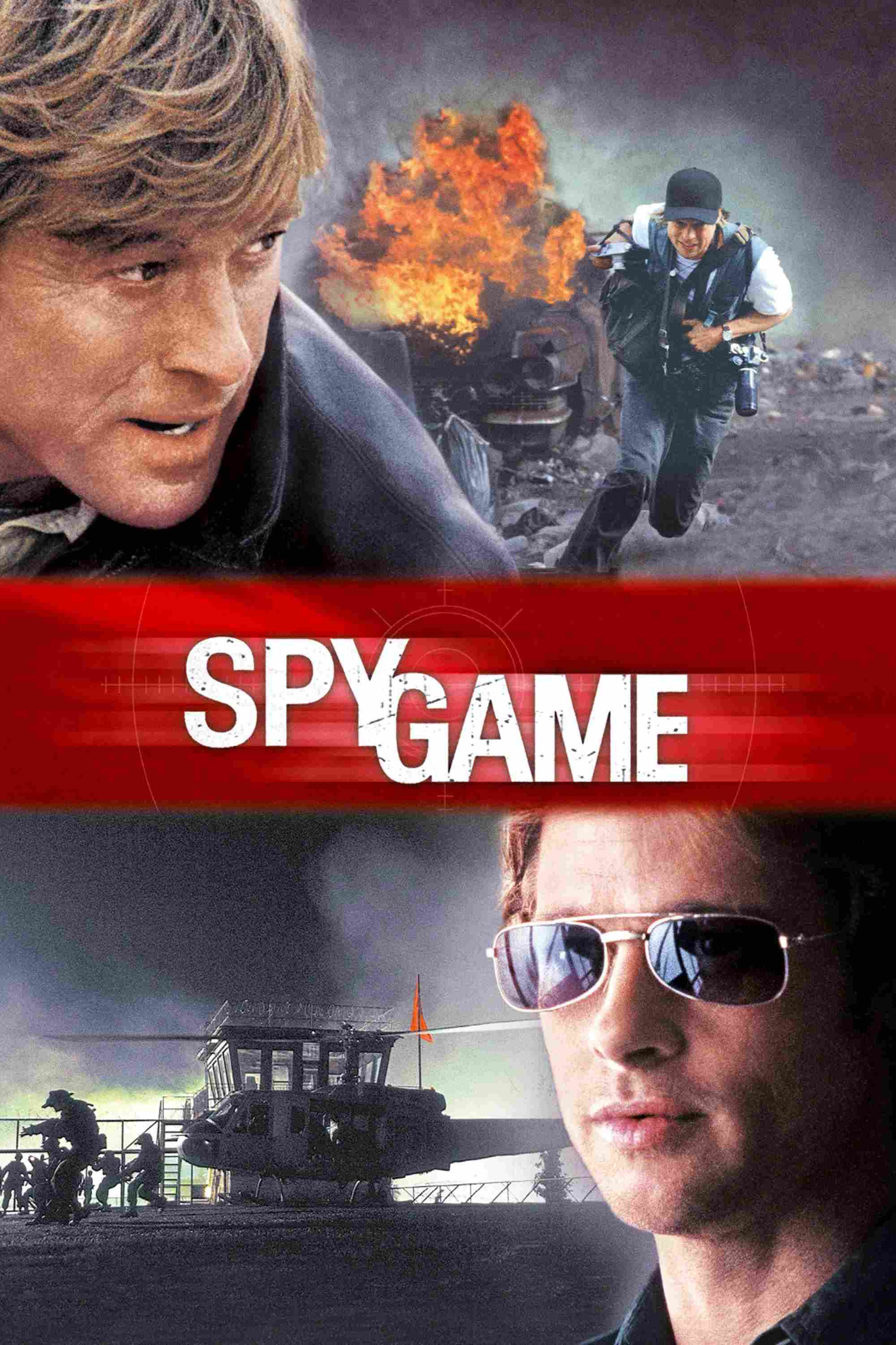 Poster chính thức của phim Phim Hành Động, Phim Hình Sự "Trò Chơi Gián Điệp" (Spy Game - 2001), với sự tham gia của diễn viên Robert Redford và Brad Pitt.