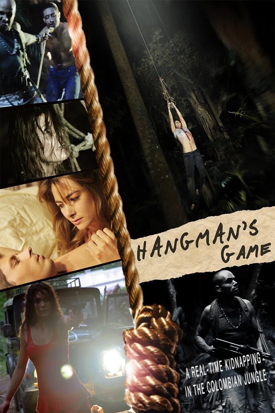 Poster chính thức của phim Phim Giật Gân, Phim Kinh Dị "Trò Chơi Sinh Tử" (Hangman's Game - 2015), với sự tham gia của diễn viên Jason Chad Roth và Viña Machado.