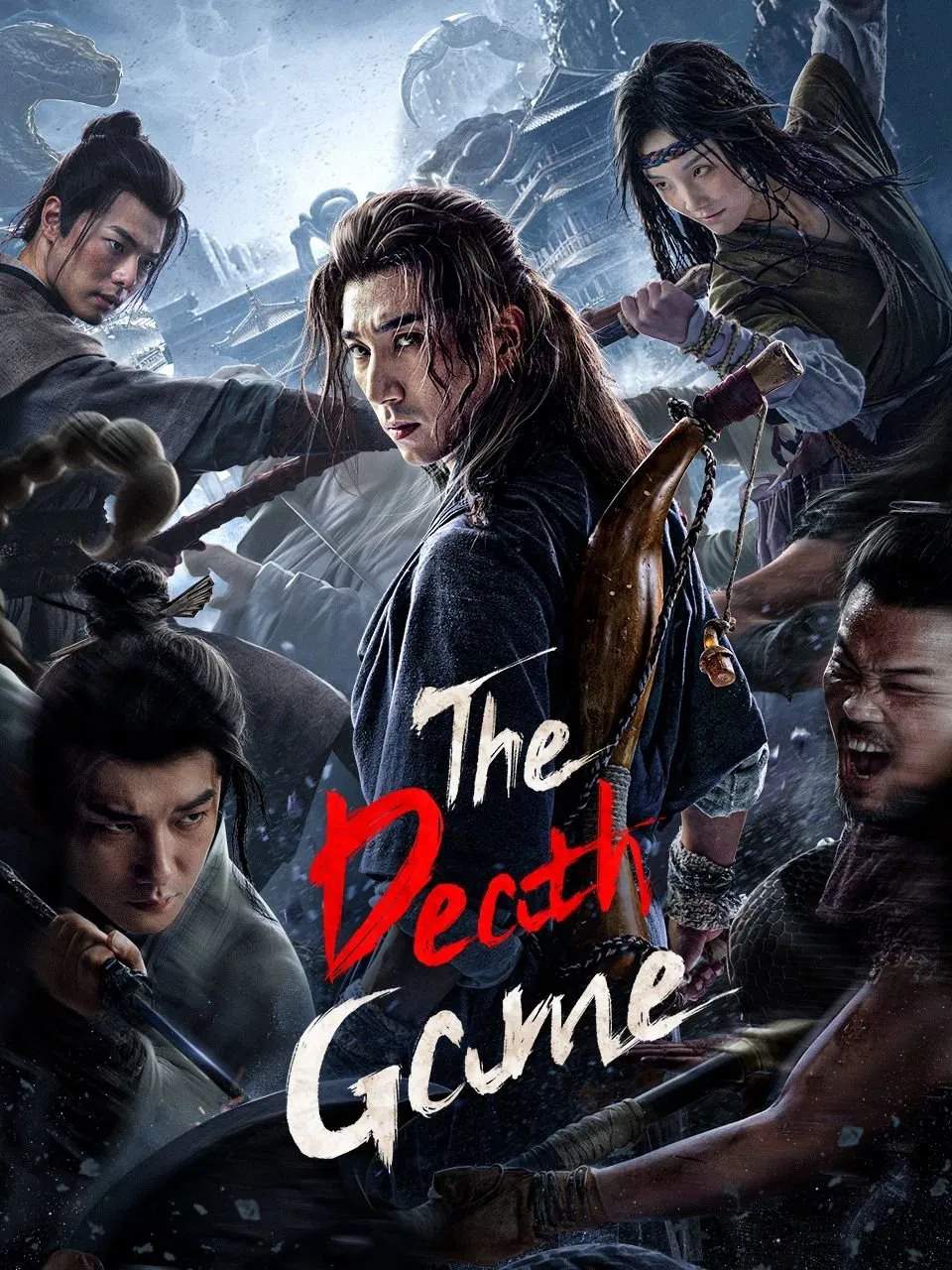 Poster chính thức của phim Phim Phiêu Lưu, Phim Hành Động "Trò Chơi Sinh Tử" (The Death Game - 2024), với sự tham gia của diễn viên Wu Shuang và Huang Tao.