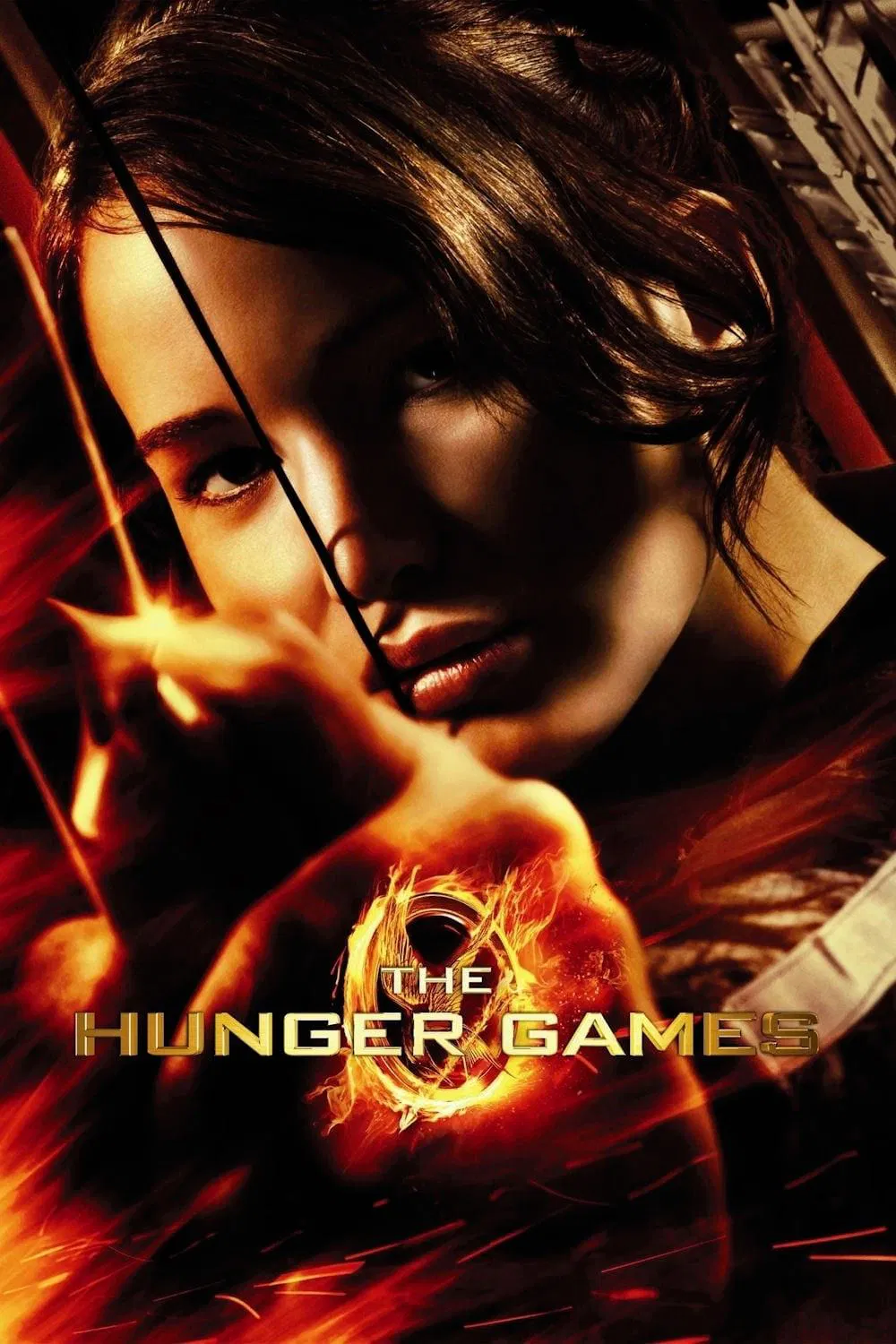 Poster chính thức của phim Phim Viễn Tưởng, Phim Phiêu Lưu "Trò Chơi Sinh Tử" (The Hunger Games - 2012), với sự tham gia của diễn viên Jennifer Lawrence và Josh Hutcherson.