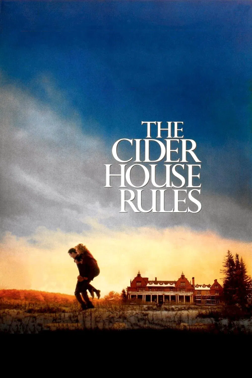 Poster chính thức của phim Phim Tâm Lý "Trở Lại Chốn Xưa" (The Cider House Rules - 1999), với sự tham gia của diễn viên Tobey Maguire và Charlize Theron.