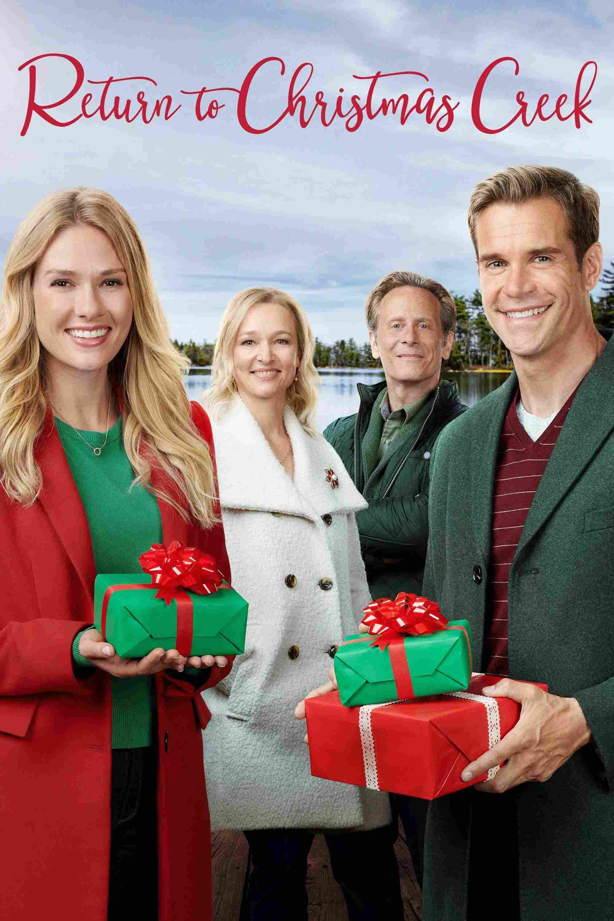 Poster chính thức của phim Phim Tình Cảm, Phim Gia Đình "Trở Lại Lạch Giáng Sinh" (Return to Christmas Creek - 2018), với sự tham gia của diễn viên Tori Anderson và Stephen Huszar.