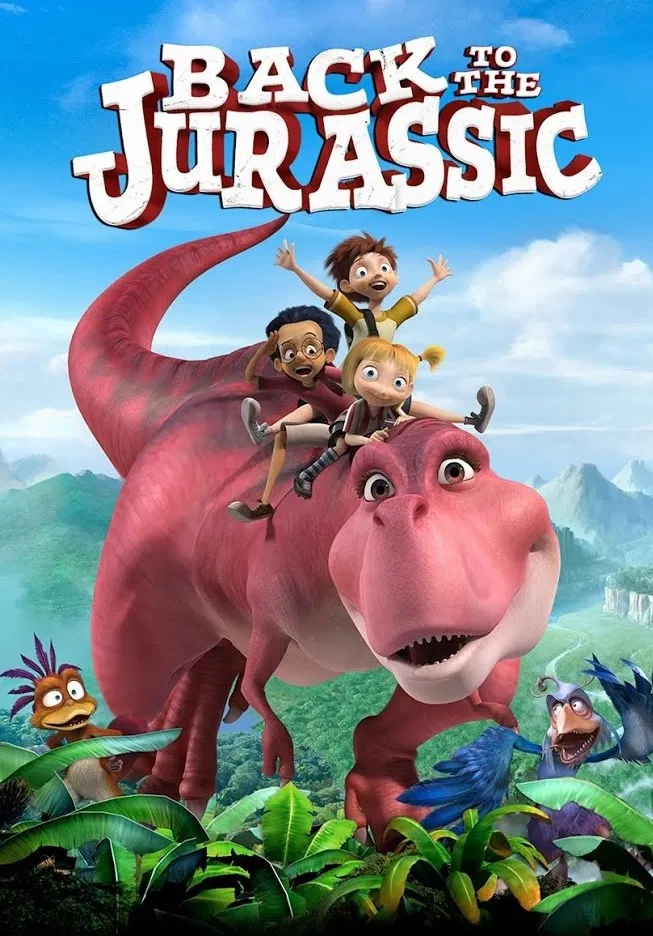 Poster chính thức của phim Phim Phiêu Lưu, Phim Hoạt Hình "Trở Về Kỷ Jura" (Back to the Jurassic - 2015), với sự tham gia của diễn viên Melanie Griffith và Jane Lynch.