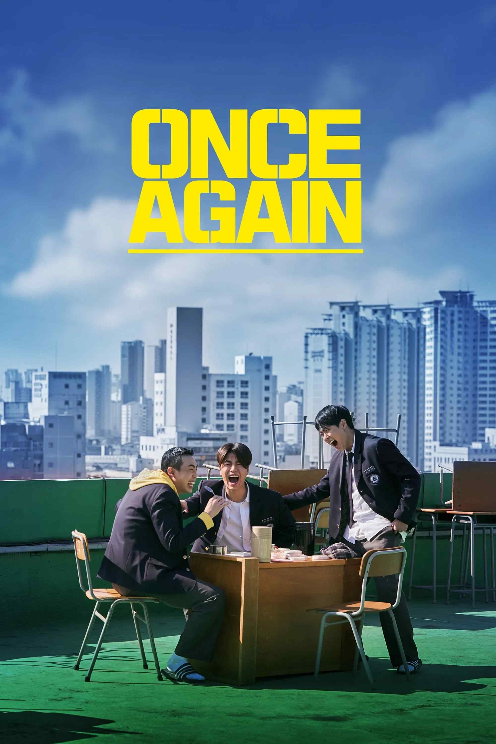 Poster chính thức của phim Phim Giả Tượng, Phim Tâm Lý "Trở Về Năm 1997" (Once Again - 2024), với sự tham gia của diễn viên Cho Byeong-kyu và Han Eun-su.