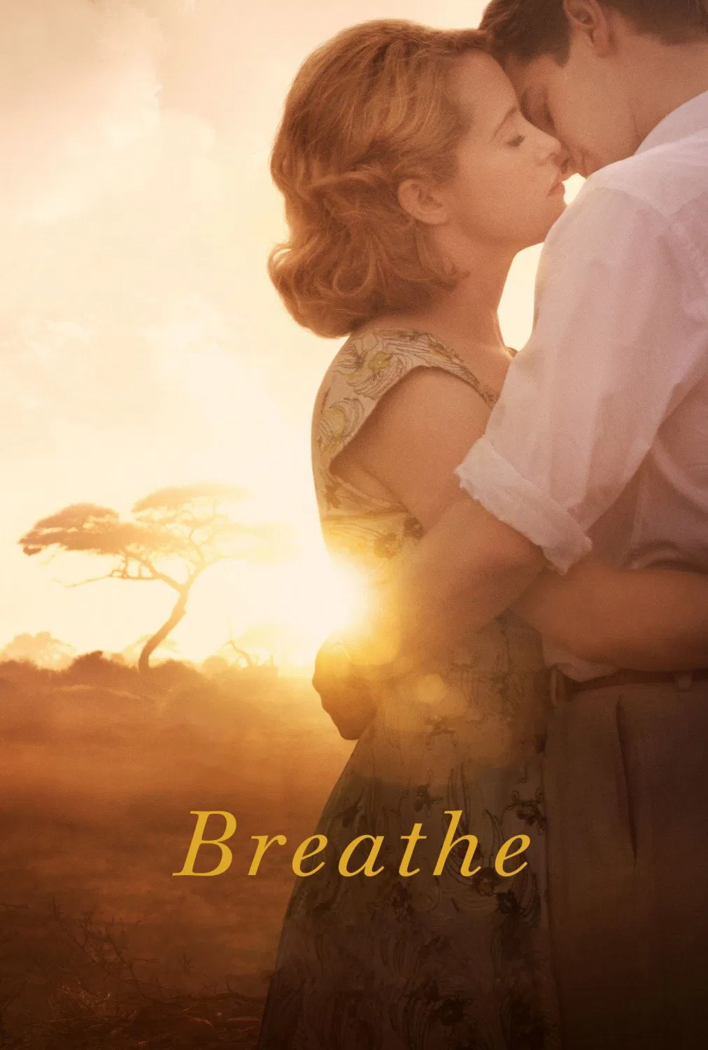 Poster chính thức của phim Phim Tâm Lý, Phim Tình Cảm "Trong Từng Nhịp Thở" (Breathe - 2017), với sự tham gia của diễn viên Andrew Garfield và Claire Foy.