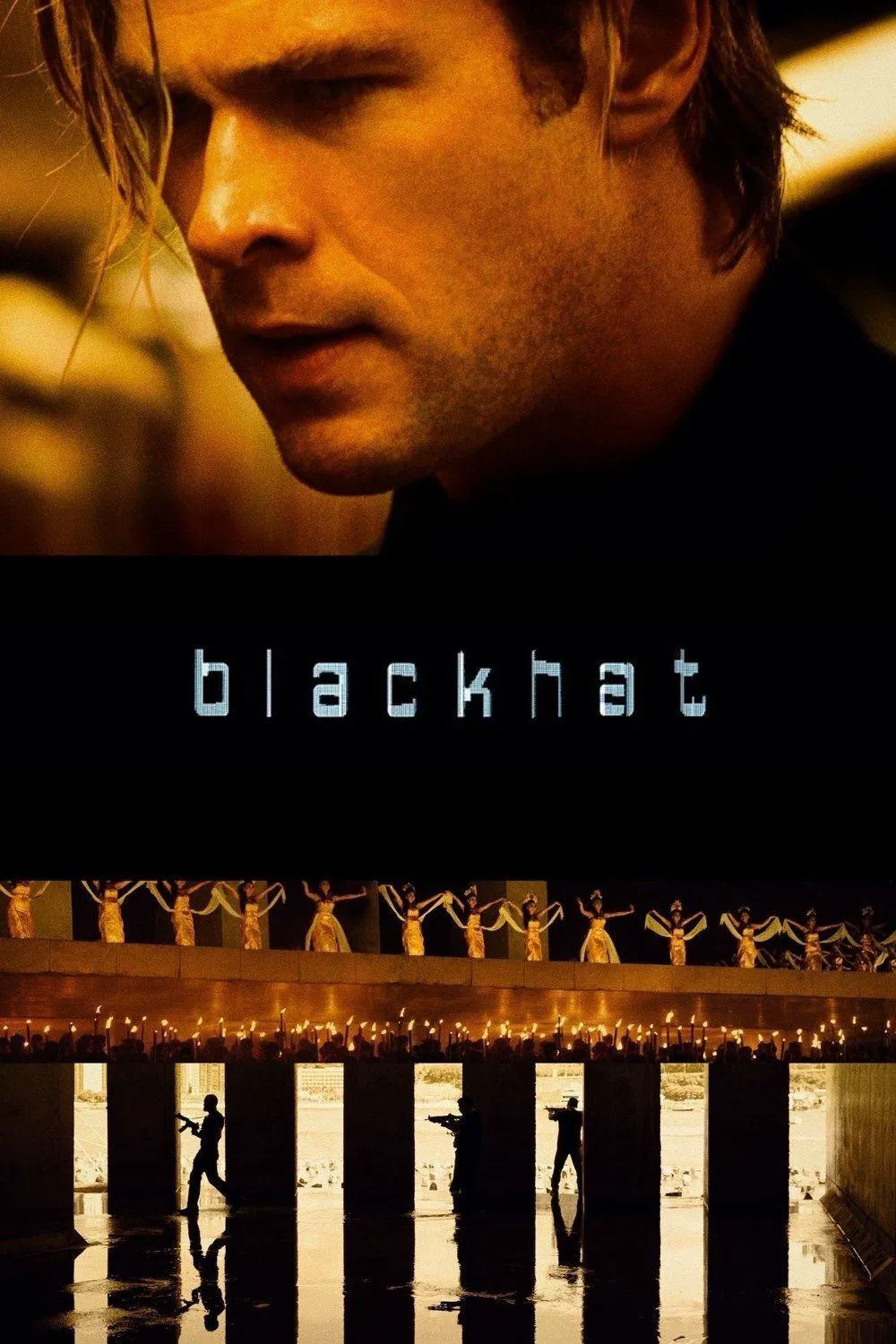 Poster chính thức của phim Phim Hình Sự, Phim Giật Gân "Trùm Mũ Đen" (Blackhat - 2015), với sự tham gia của diễn viên Chris Hemsworth và Thang Duy.