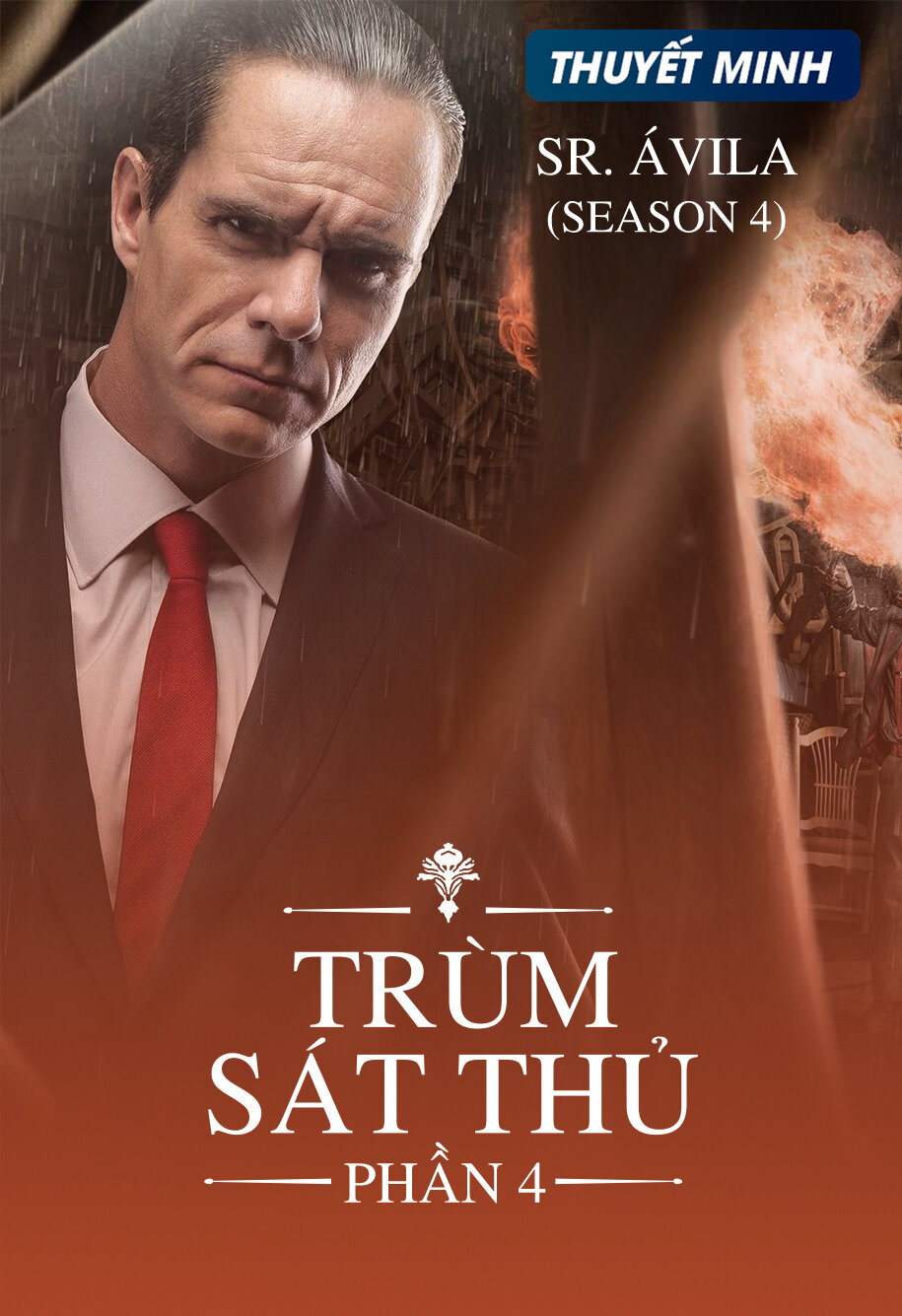 Poster chính thức của phim Phim Hành Động & Phiêu Lưu, Phim Hình Sự "Trùm Sát Thủ (Phần 4)" (Sr. Avila - 2013), với sự tham gia của diễn viên Tony Dalton và Nailea Norvind.