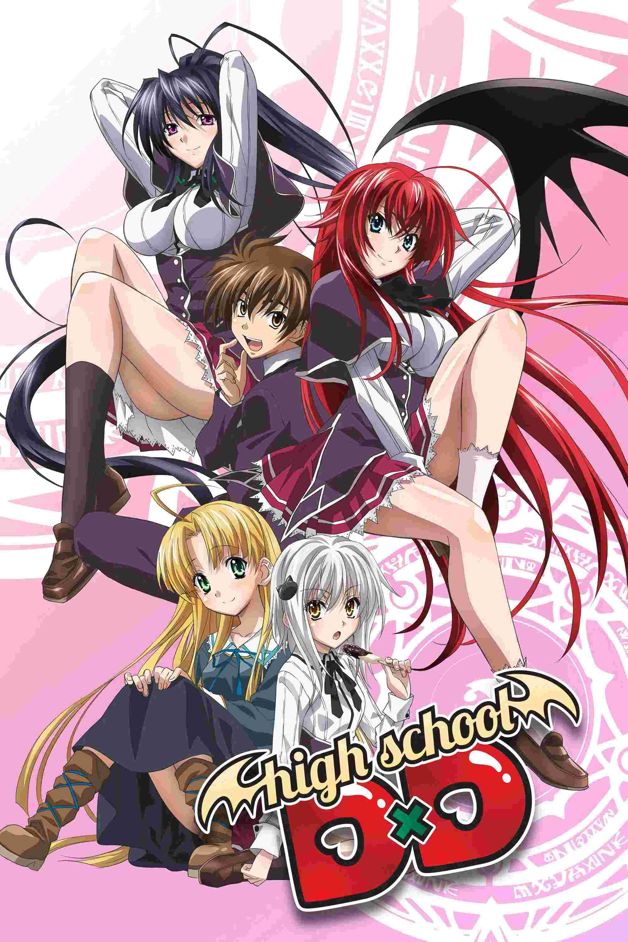 Poster chính thức của phim Phim Hoạt Hình, Phim Hành Động & Phiêu Lưu "Trung học DxD (Phần 3)" (High School D×D - 2012), với sự tham gia của diễn viên Yuki Kaji và Yoko Hikasa.