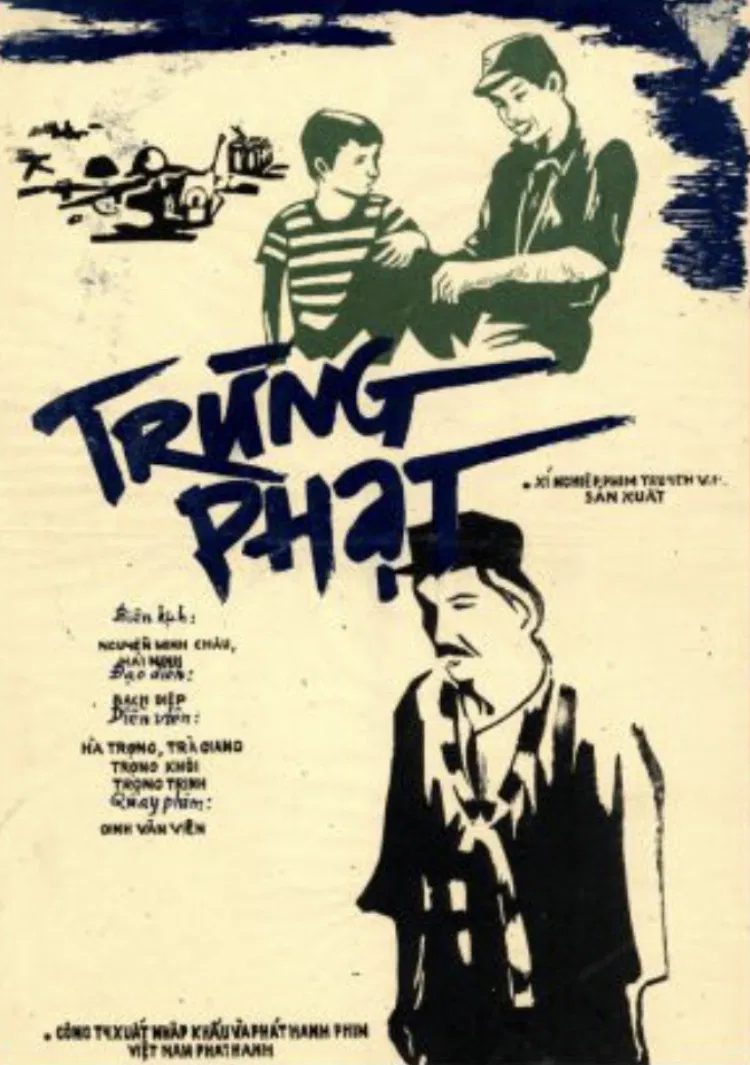 Poster chính thức của phim "Trừng Phạt (1993)" (Punishment - 1984), với sự tham gia của diễn viên Hà Văn Trọng và Trọng Trinh.