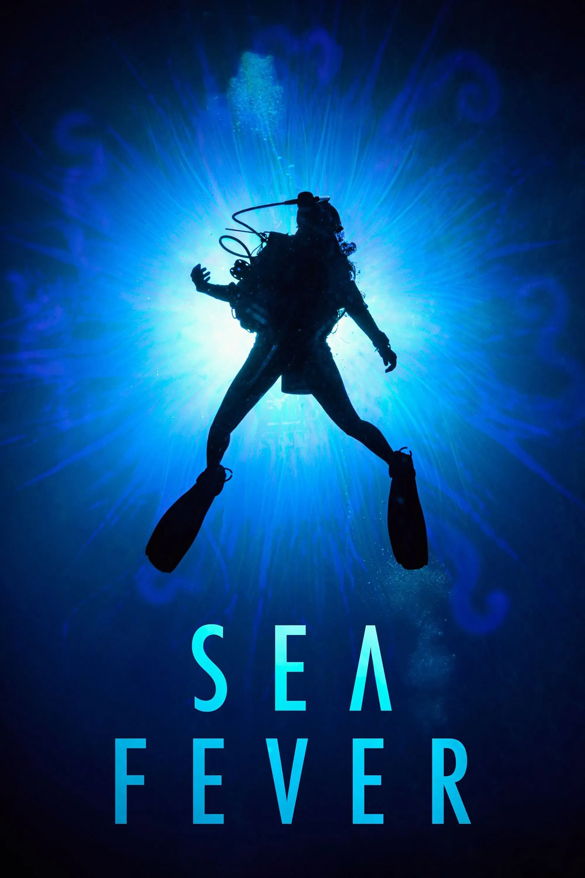 Poster chính thức của phim Phim Giật Gân, Phim Kinh Dị "Trùng Quỷ Đại Dương" (Sea Fever - 2020), với sự tham gia của diễn viên Hermione Corfield và Ardalan Esmaili.