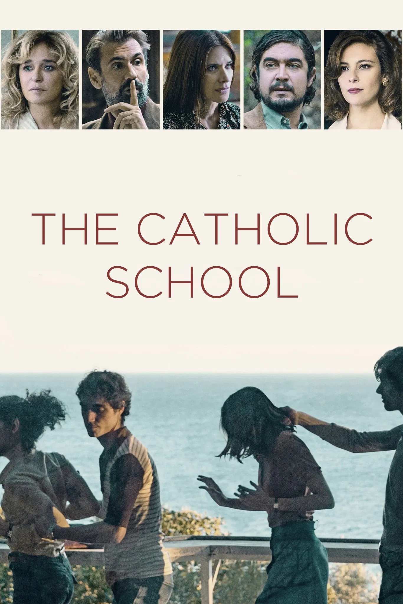Poster chính thức của phim Phim Tâm Lý "Trường Công Giáo" (The Catholic School - 2021), với sự tham gia của diễn viên Benedetta Porcaroli và Giulio Pranno.