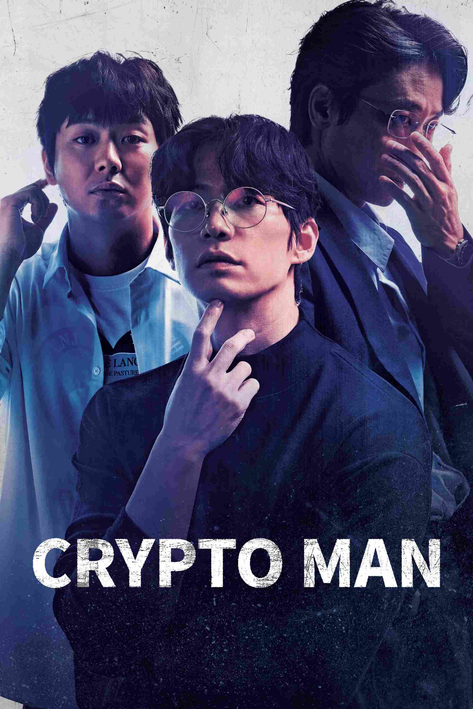 Poster chính thức của phim Phim Tâm Lý, Phim Hình Sự "Trượt Dốc" (Crypto Man - 2025), với sự tham gia của diễn viên Song Jae-rim và An Woo-yeon.