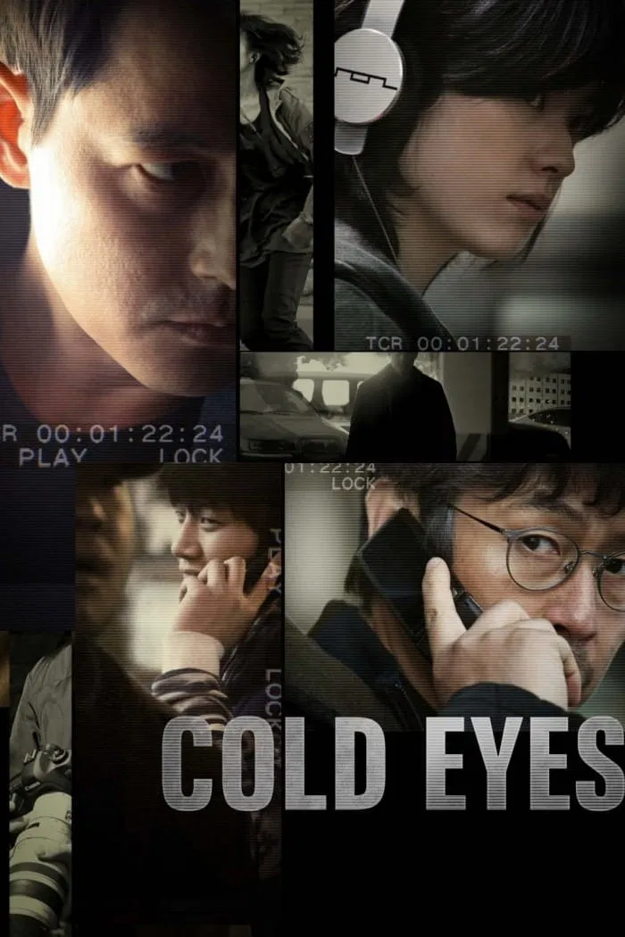Poster chính thức của phim Phim Hình Sự, Phim Hành Động "Truy Lùng Siêu Trộm" (Cold Eyes - 2013), với sự tham gia của diễn viên Jung Woo-sung và Sul Kyung-gu.