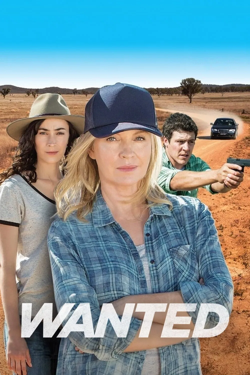 Poster chính thức của phim Phim Hình Sự, Phim Tâm Lý "Truy sát (Phần 1)" (Wanted - 2016), với sự tham gia của diễn viên Rebecca Gibney và Geraldine Hakewill.
