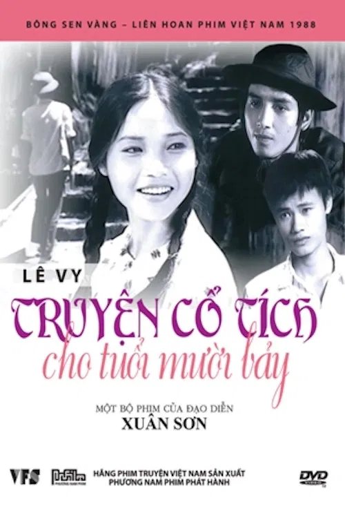 Poster chính thức của phim Phim Tình Cảm "Truyện cổ tích cho tuổi mười bảy" (Fairytale for 17-Year-Olds - 1988), với sự tham gia của diễn viên Lê Vi và Trần Hạnh.