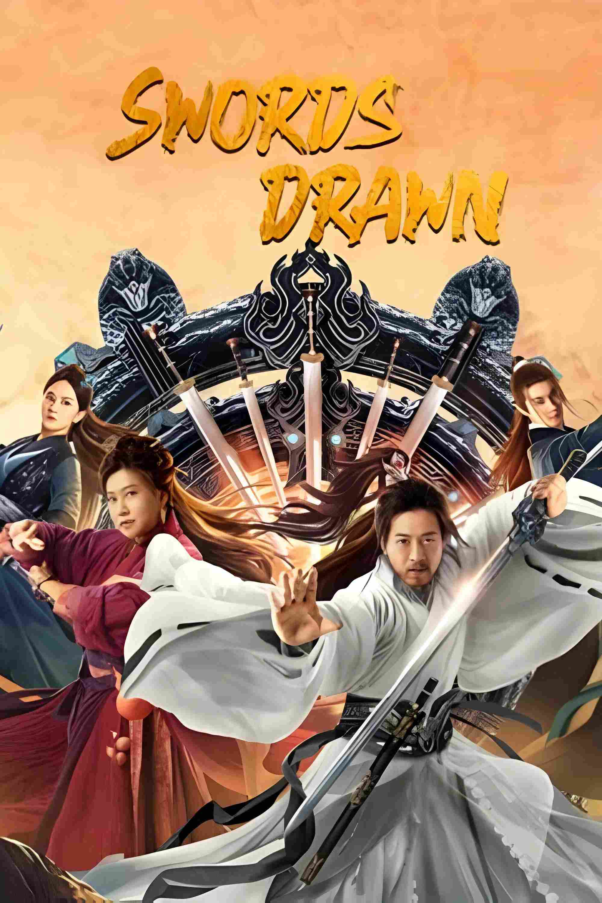 Poster chính thức của phim Phim Giả Tượng, Phim Hành Động "Truyền Thuyết Thục Sơn: Vạn Kiếm Quy Tông" (Swords Drawn - 2022), với sự tham gia của diễn viên Chen Minghao và Jacinda Li.