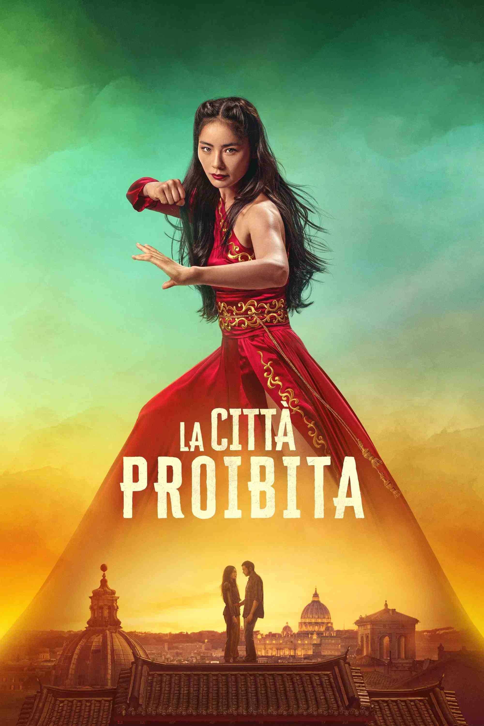 Poster chính thức của phim Phim Hành Động, Phim Tình Cảm "Tử Cấm Thành" (The Forbidden City - 2025), với sự tham gia của diễn viên Yaxi Liu và Enrico Borello.