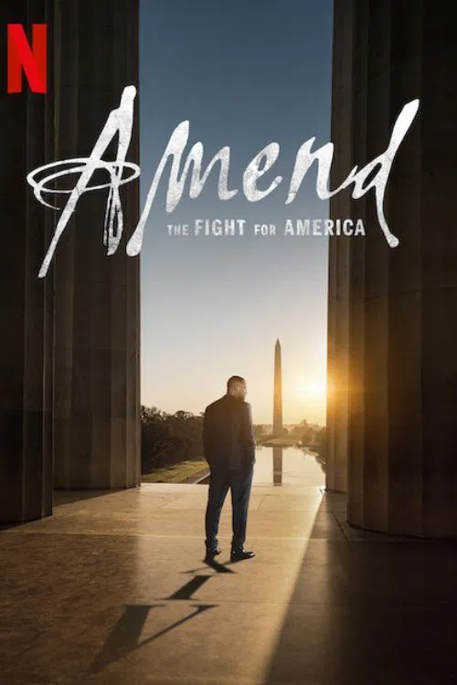 Poster chính thức của phim Phim Tài Liệu, Tin Tức "Tu Chính: Đấu Tranh Vì Nước Mỹ" (Amend: The Fight for America - 2021), với sự tham gia của diễn viên Will Smith.